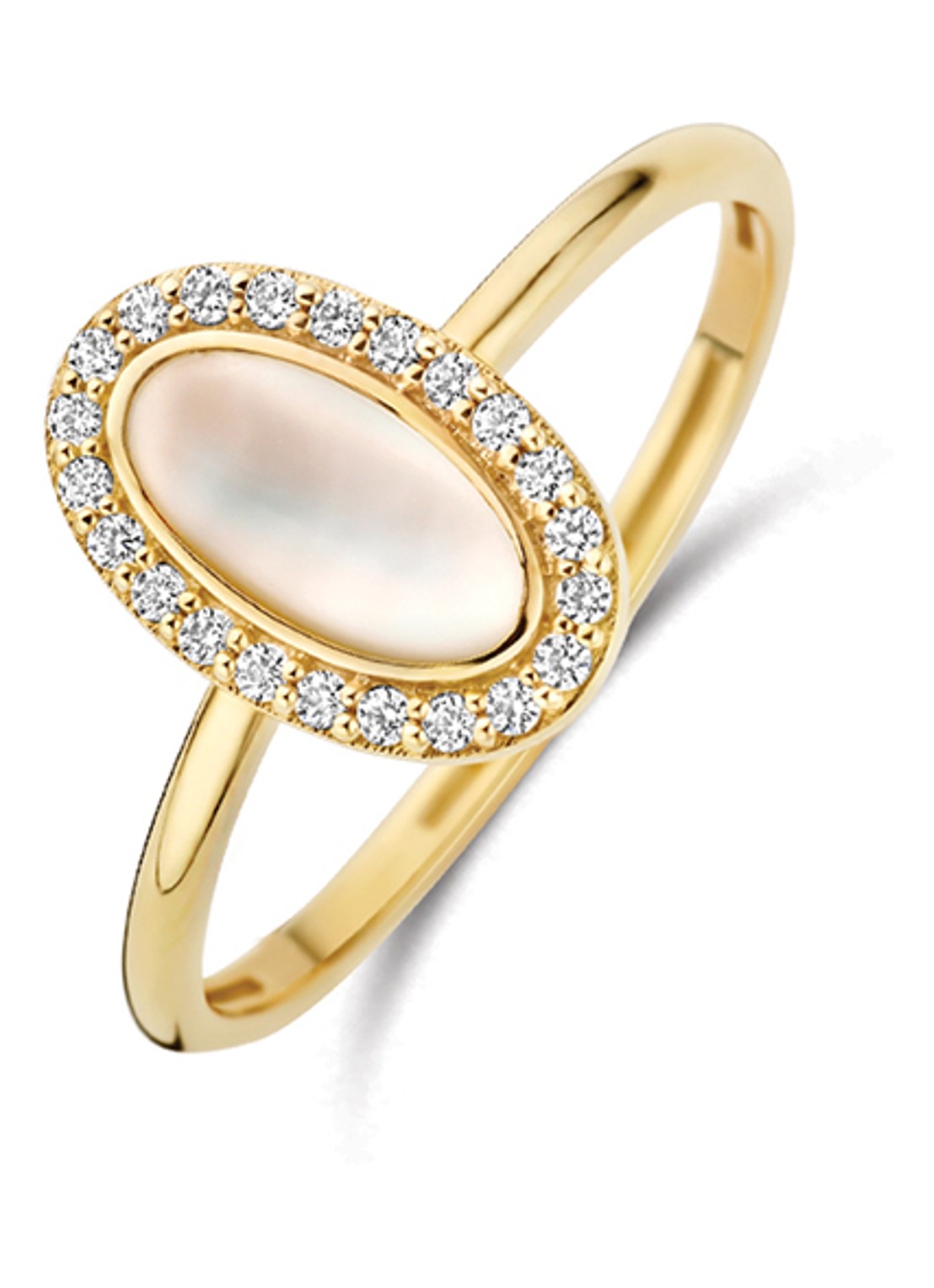 Blush Ring van 14 karaat geelgoud 1279YMQ - voorkant undefined