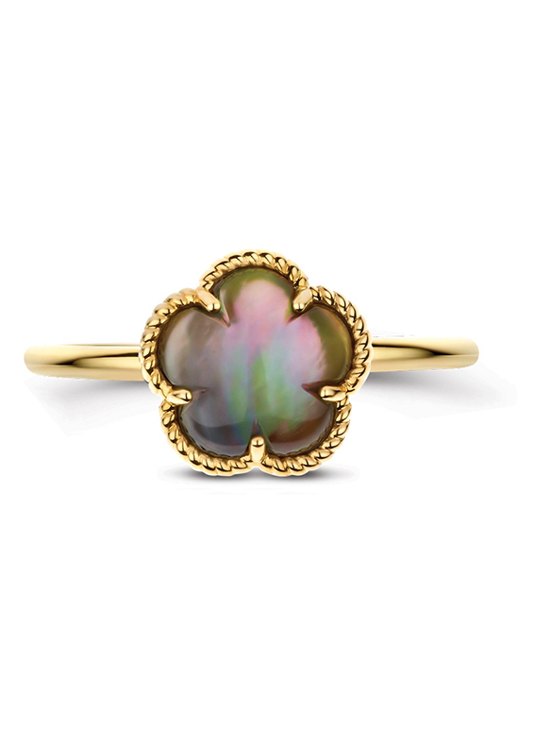 Blush Ring van 14 karaat geelgoud 1281YBQ  - detail 3 geelgoud