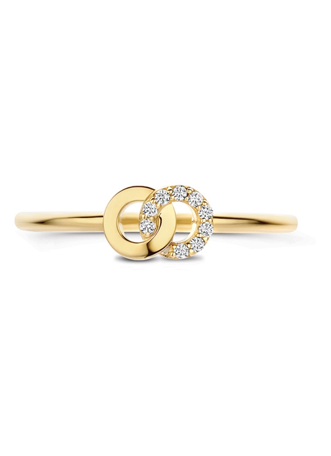 Blush Ring van 14 karaat geelgoud 1282YZI  - detail geelgoud