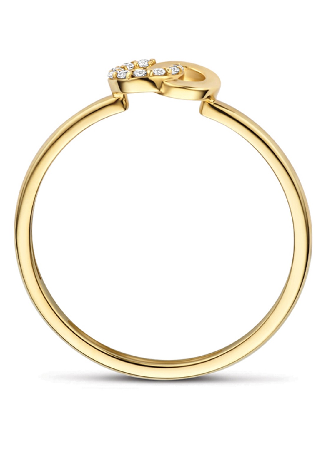 Blush Ring van 14 karaat geelgoud 1282YZI  - detail 2 geelgoud