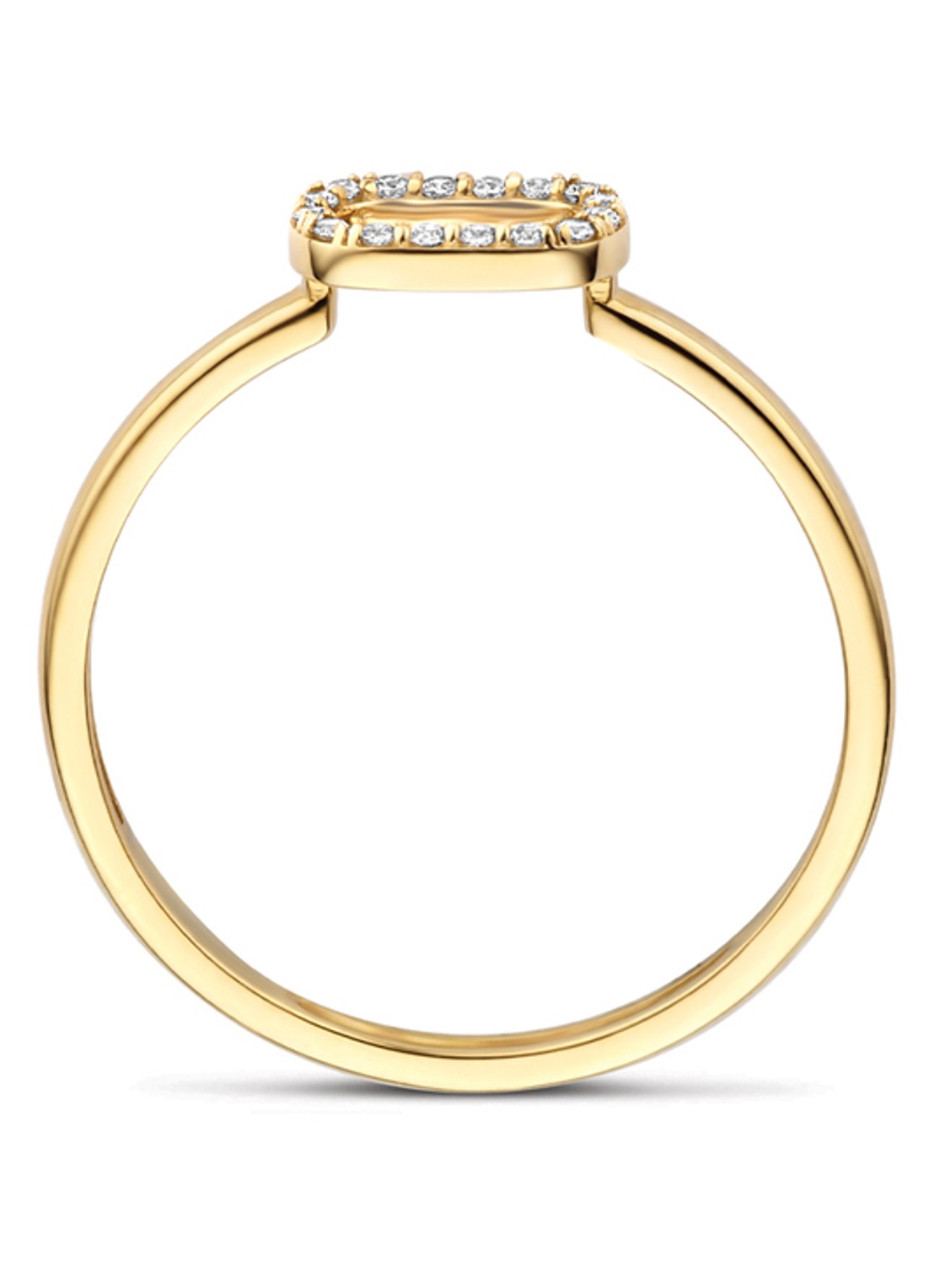 Blush Ring van 14 karaat geelgoud 1289YZI  - detail 4 geelgoud