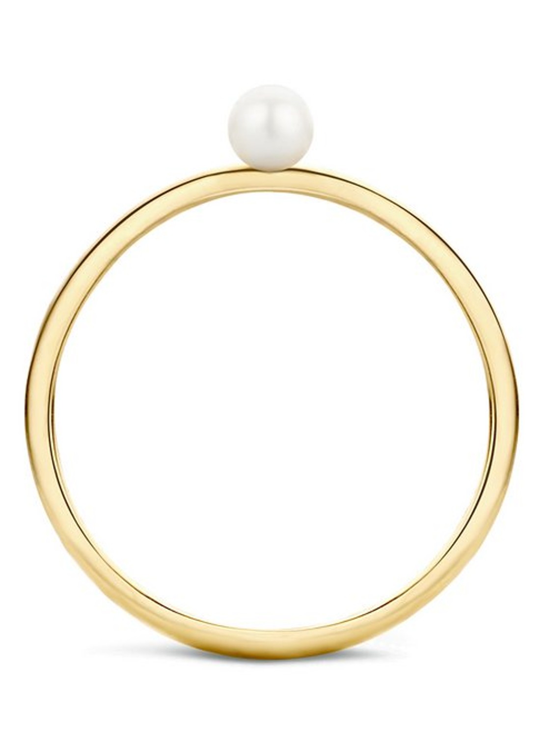 Blush Ring van 14 karaat geelgoud met parel 1213YPW  - detail 3 geelgoud