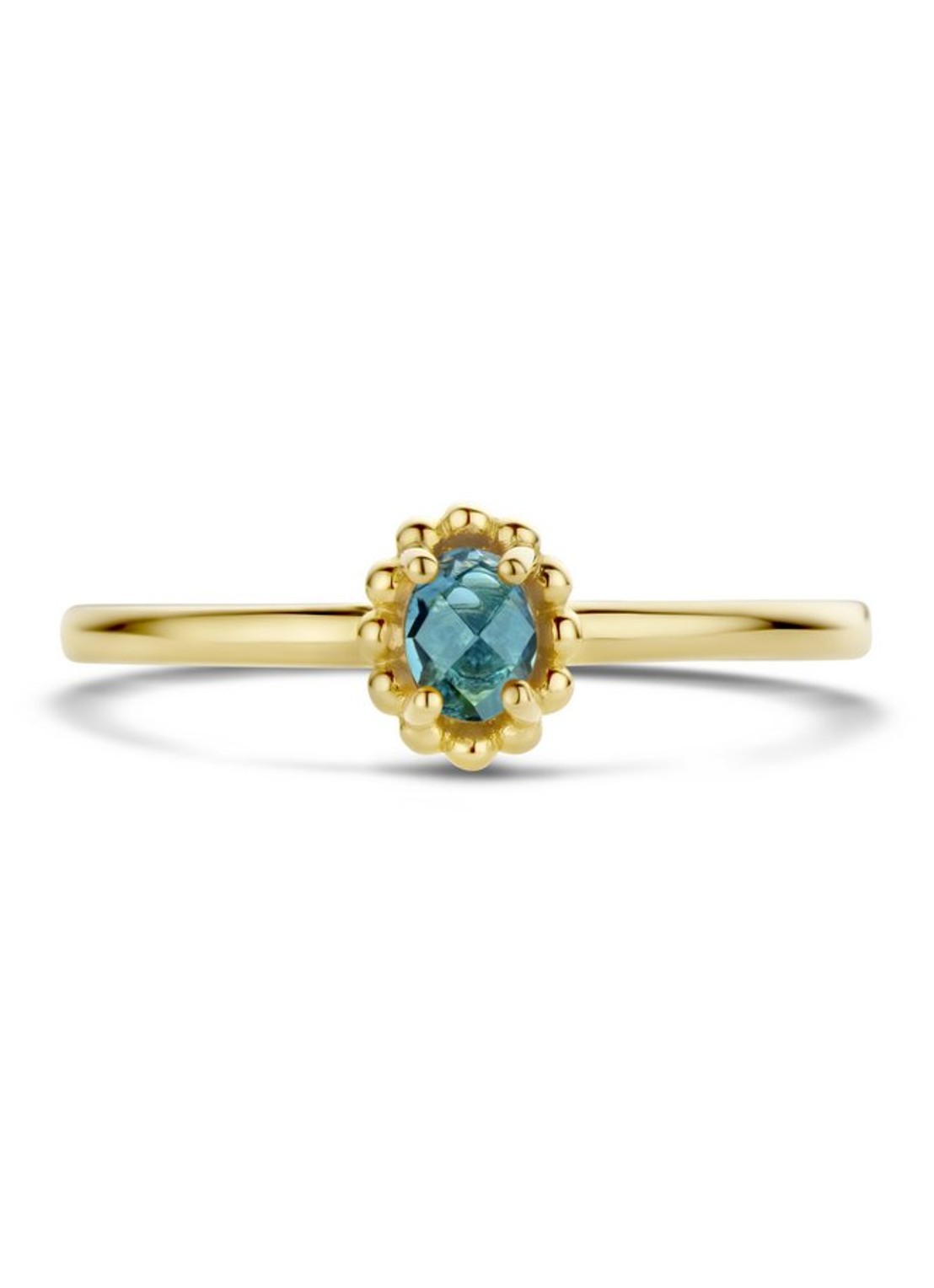 Blush Ring van 14 karaat geelgoud met topaas 1227YLB - detail 7 geelgoud