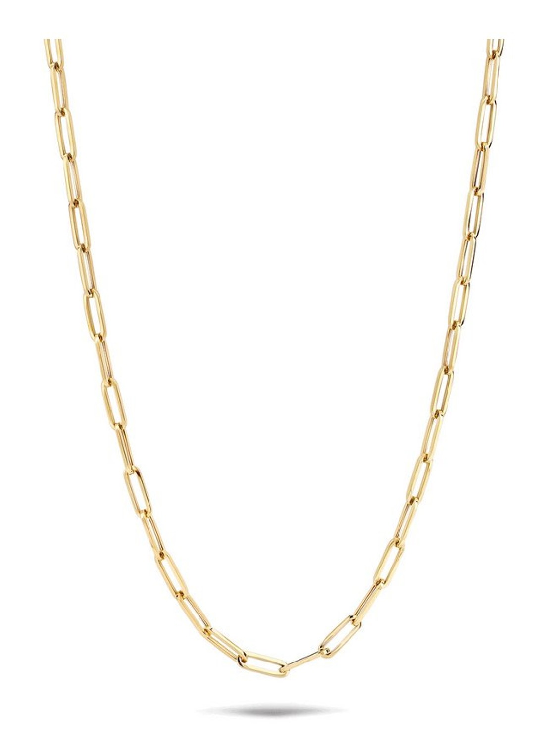 Blush Schakelketting van 14 karaat geelgoud 3101YGO - voorkant geelgoud