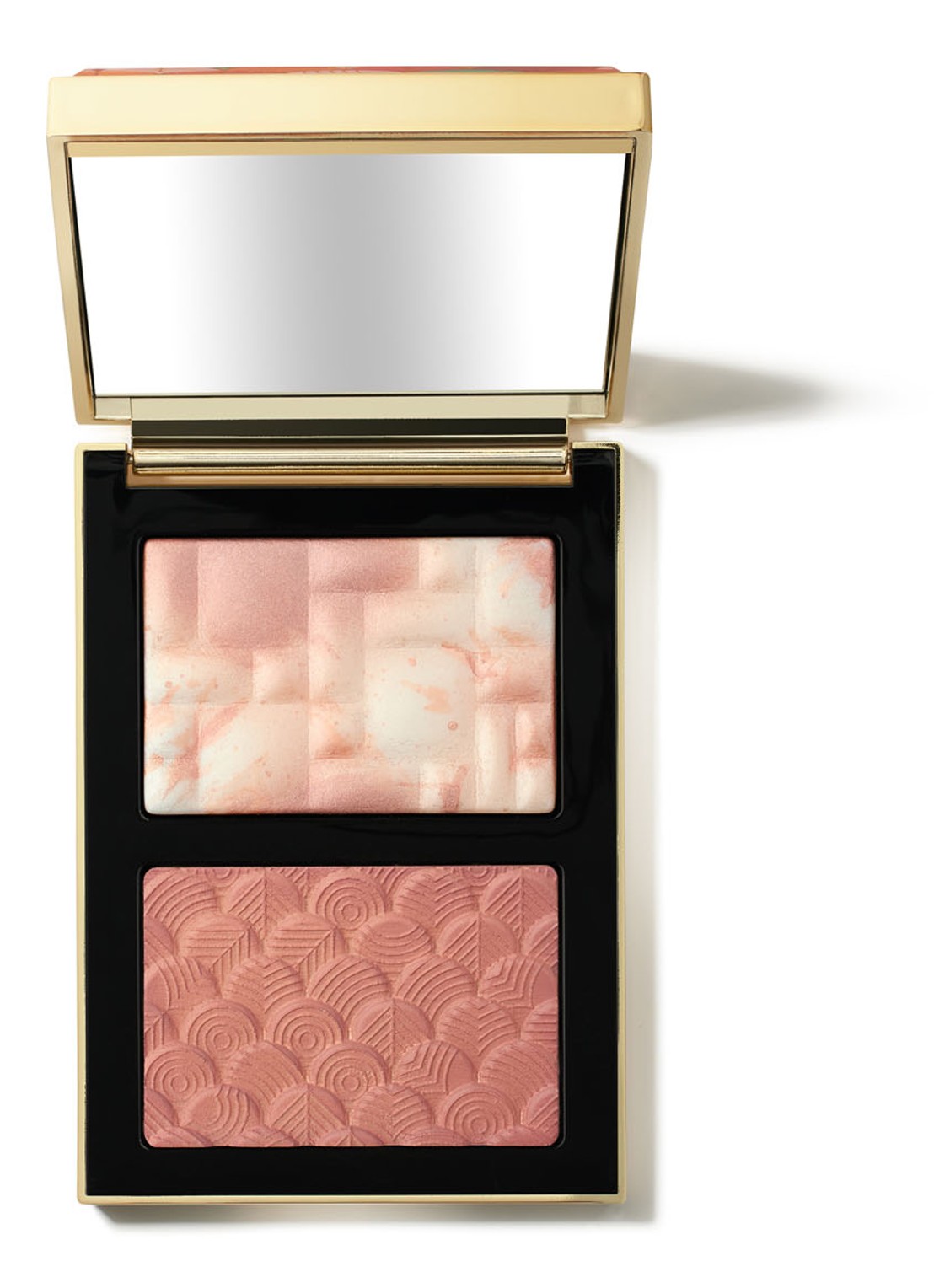 Bobbi Brown Blush & Highlight duo - blush & highlighter palette - voorkant sunrise glow