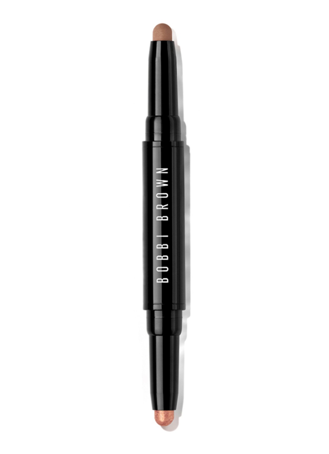 Bobbi Brown Dual-Ended Long Wear Cream Shadow Stick - oogschaduwstick - voorkant biscotti / heat ray