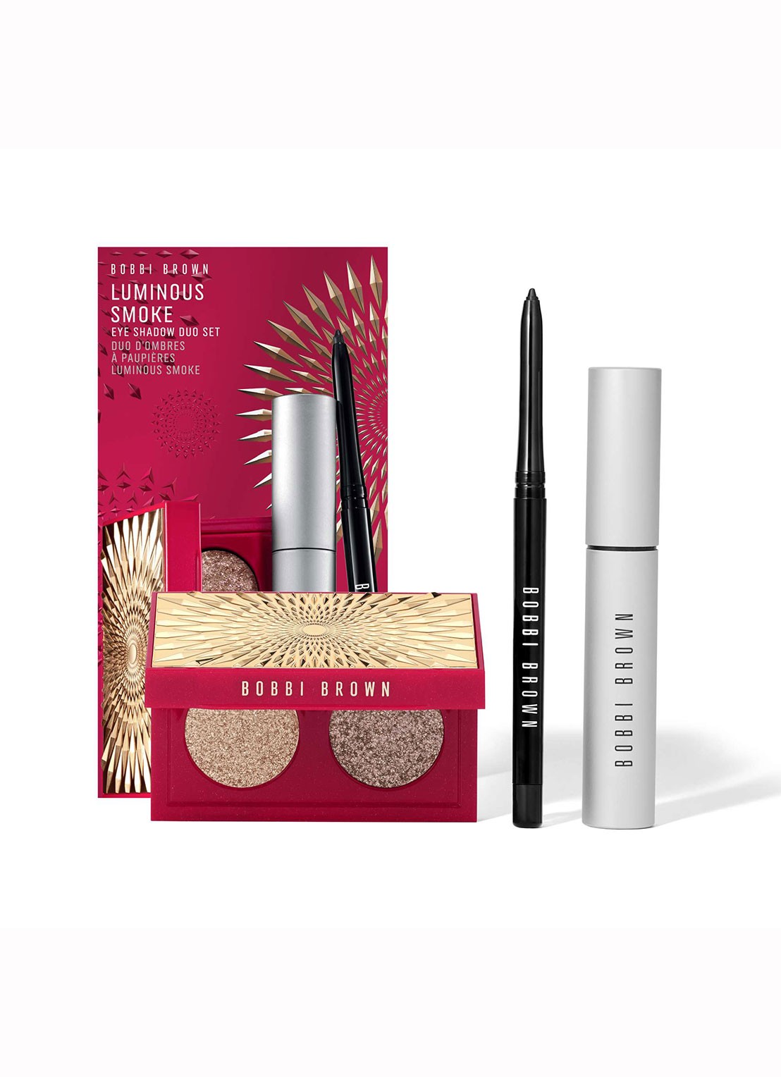 Bobbi Brown Luminous Smoke Eye Shadow Duo Set - Limited Edition make- up set - voorkant undefined