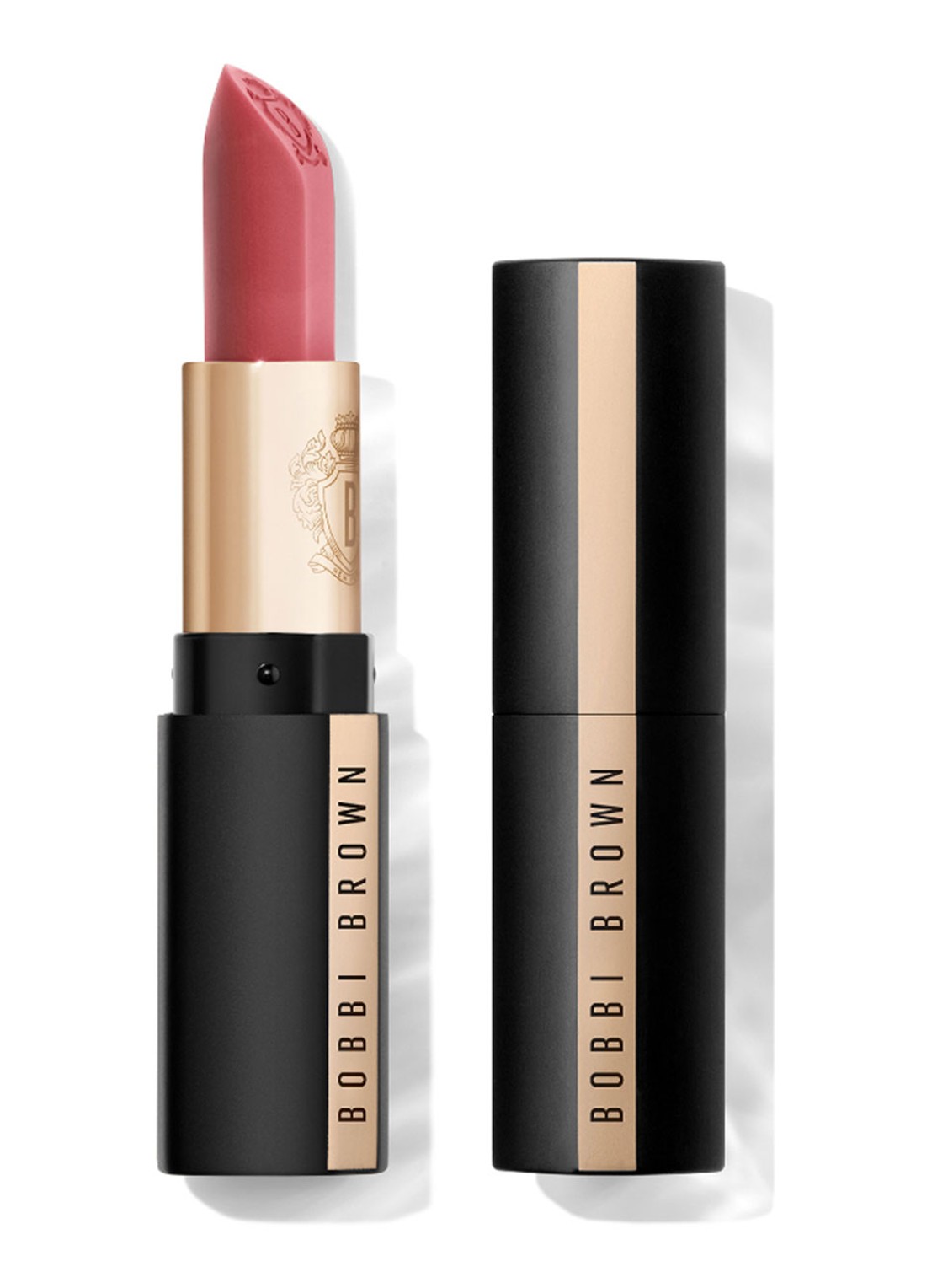 Bobbi Brown Luxe Cashmere Matte Lipstick - voorkant boss pink