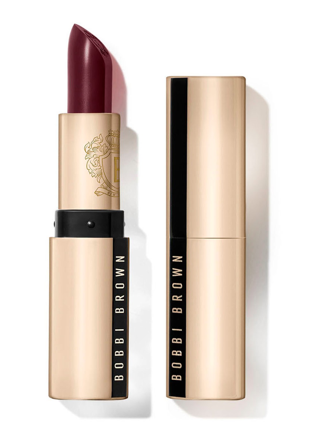 Bobbi Brown Luxe Lip Color - lipstick - voorkant plum brandy
