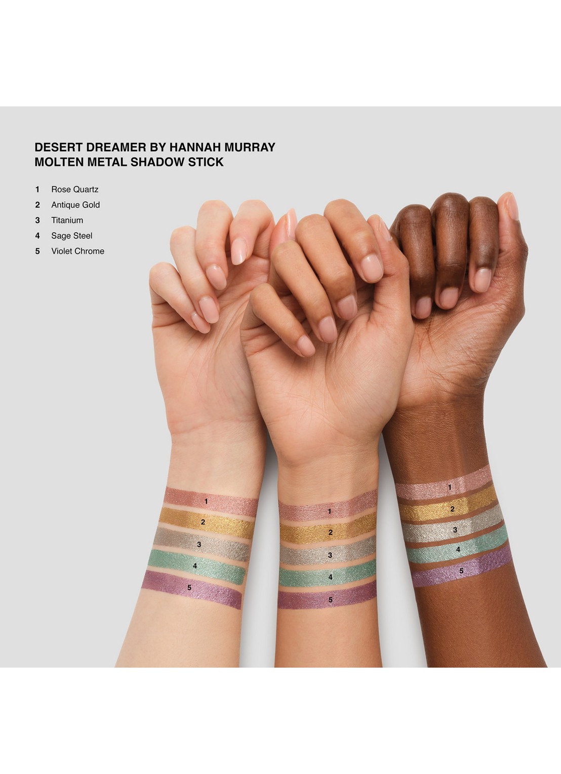 Bobbi Brown Molten Metal Shadow Stick - oogschaduwstick - detail 6 rose quartz