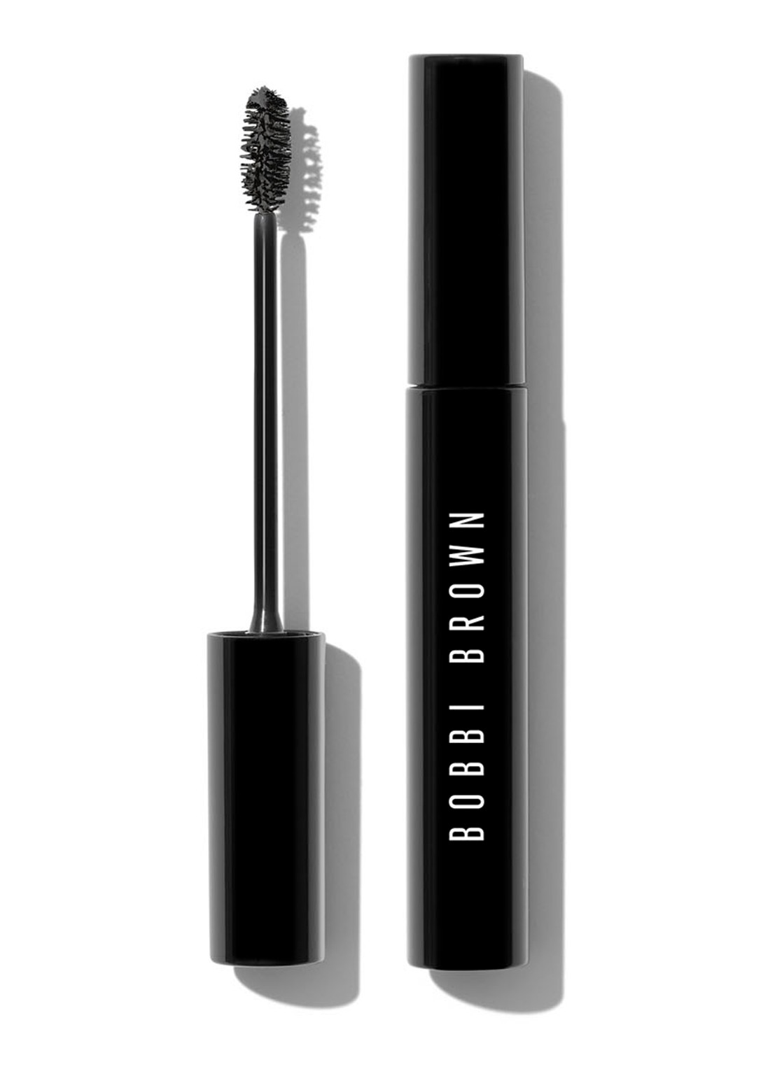 Bobbi Brown Natural Brow Shaper - getinte wenkbrauwgel - voorkant soft black