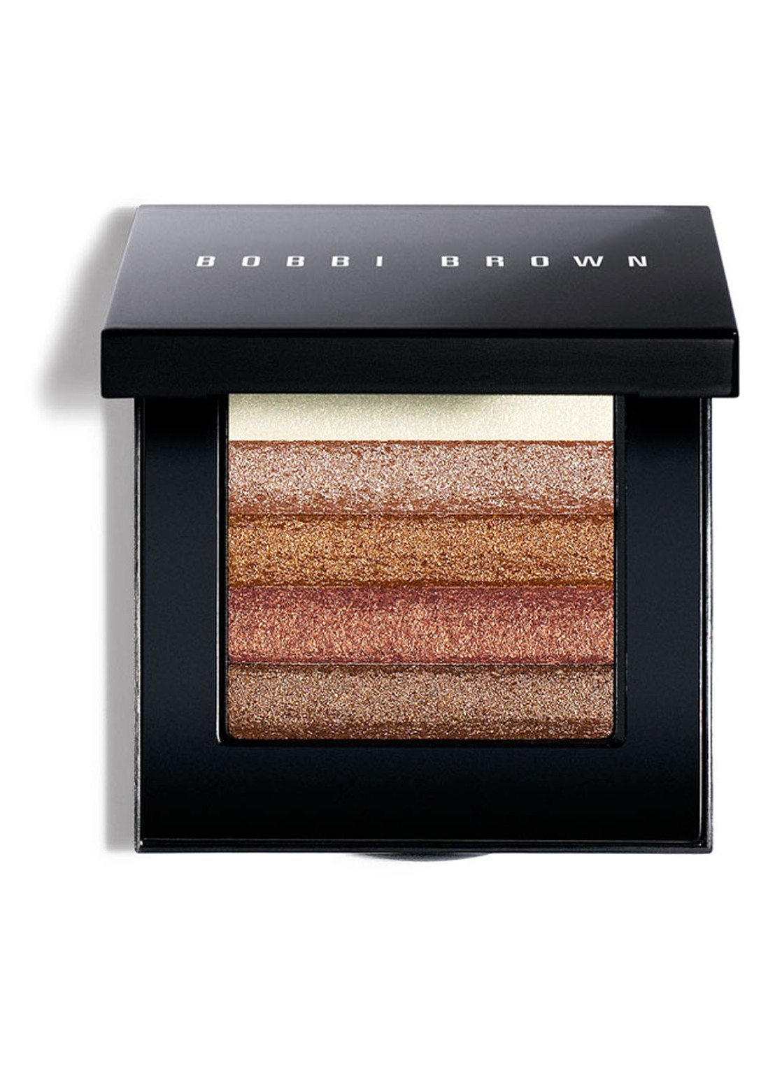 Bobbi Brown Shimmer Brick Compact - highlighter - voorkant bronze