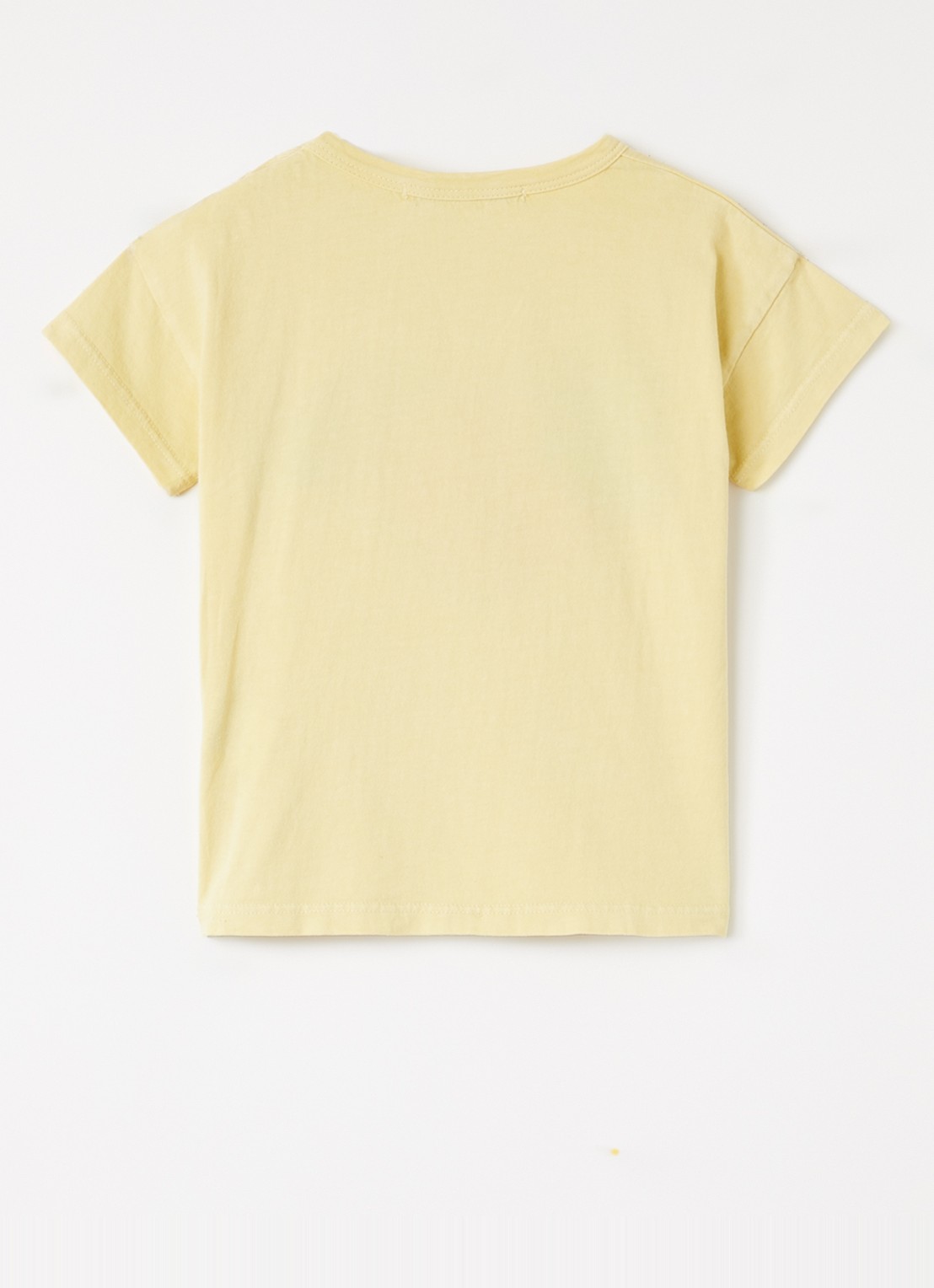BOBO CHOSES Curious Turnip T-shirt met print - voorkant 2 geel