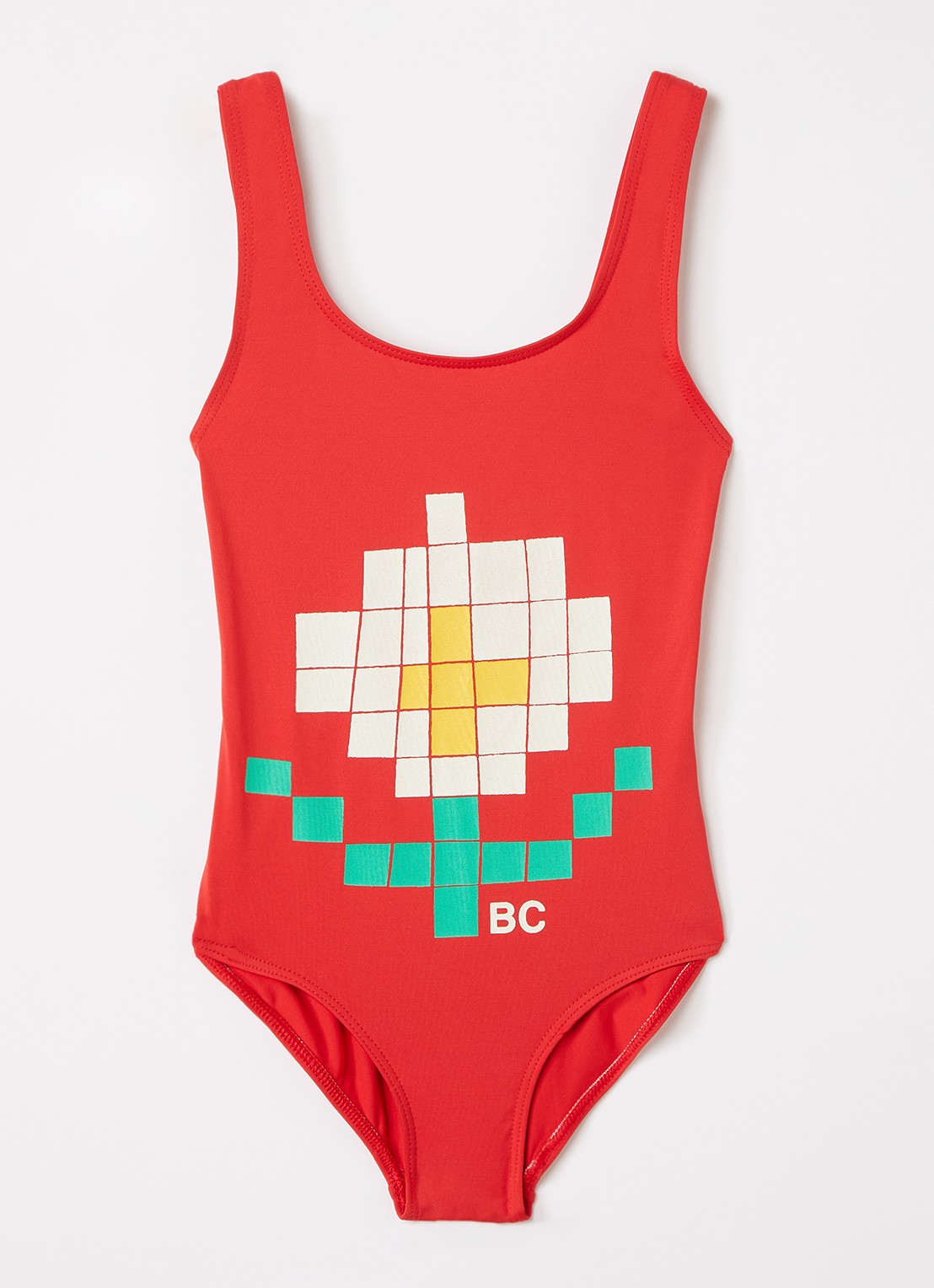 BOBO CHOSES Daisy badpak met print - voorkant rood