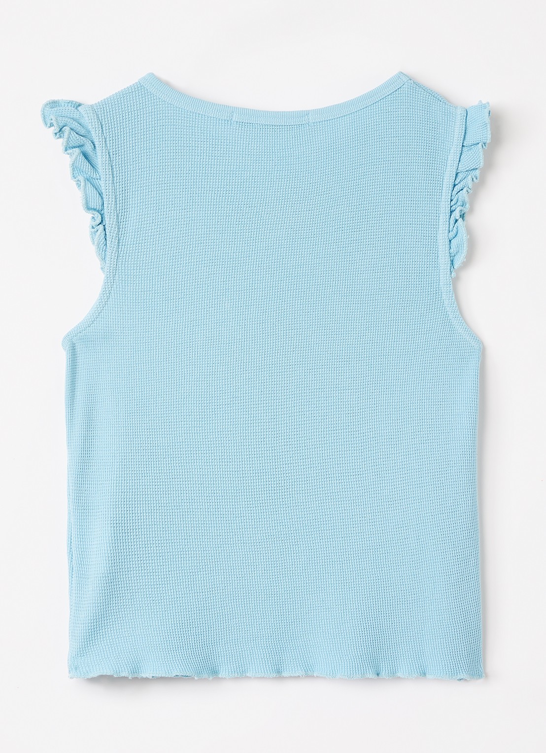 BOBO CHOSES Daisy top met bloemenprint - voorkant 2 blauw