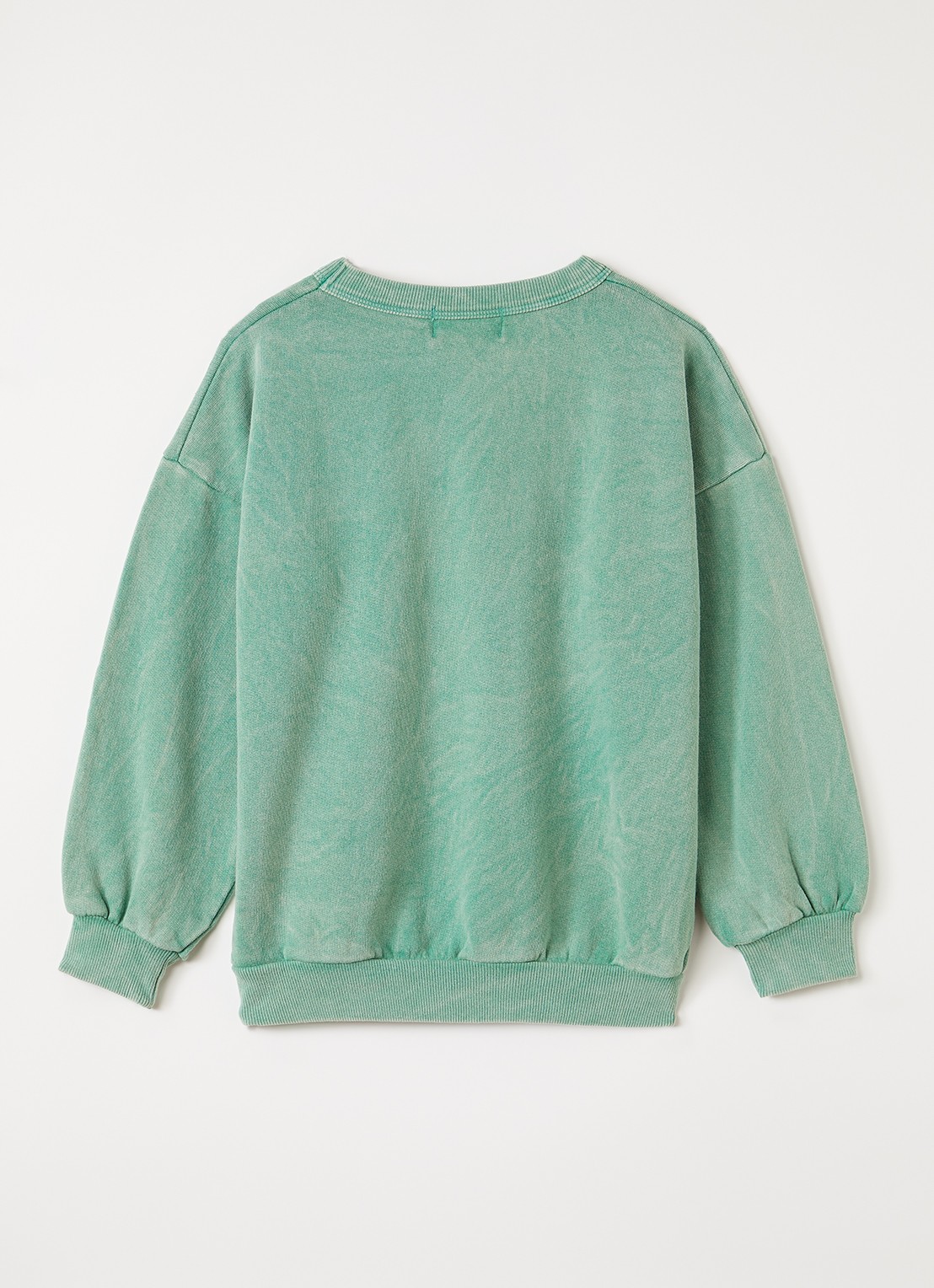 BOBO CHOSES Farm sweater met print - voorkant 2 groen