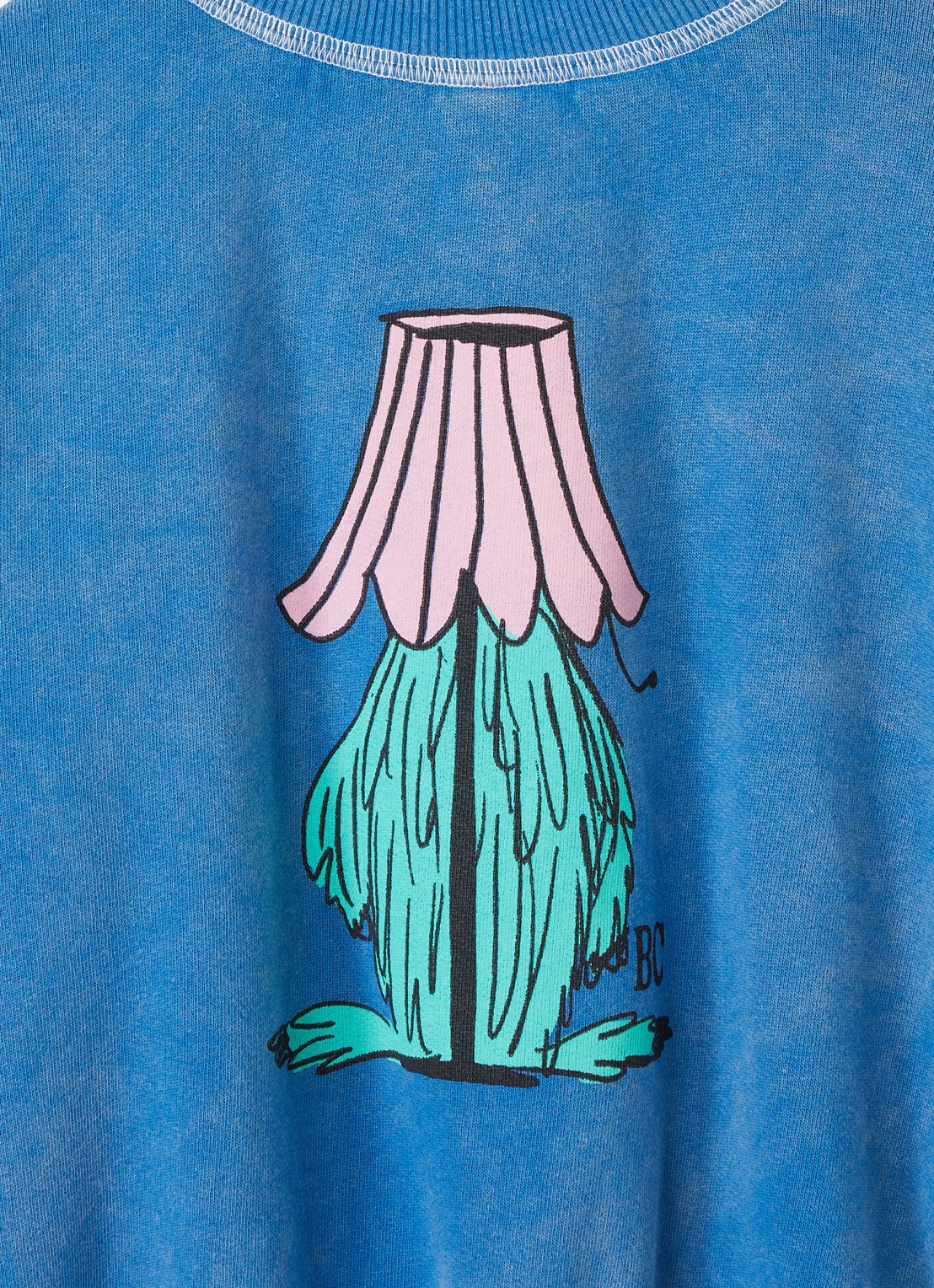 BOBO CHOSES Hidden Monster sweater met print - detail 3 blauw