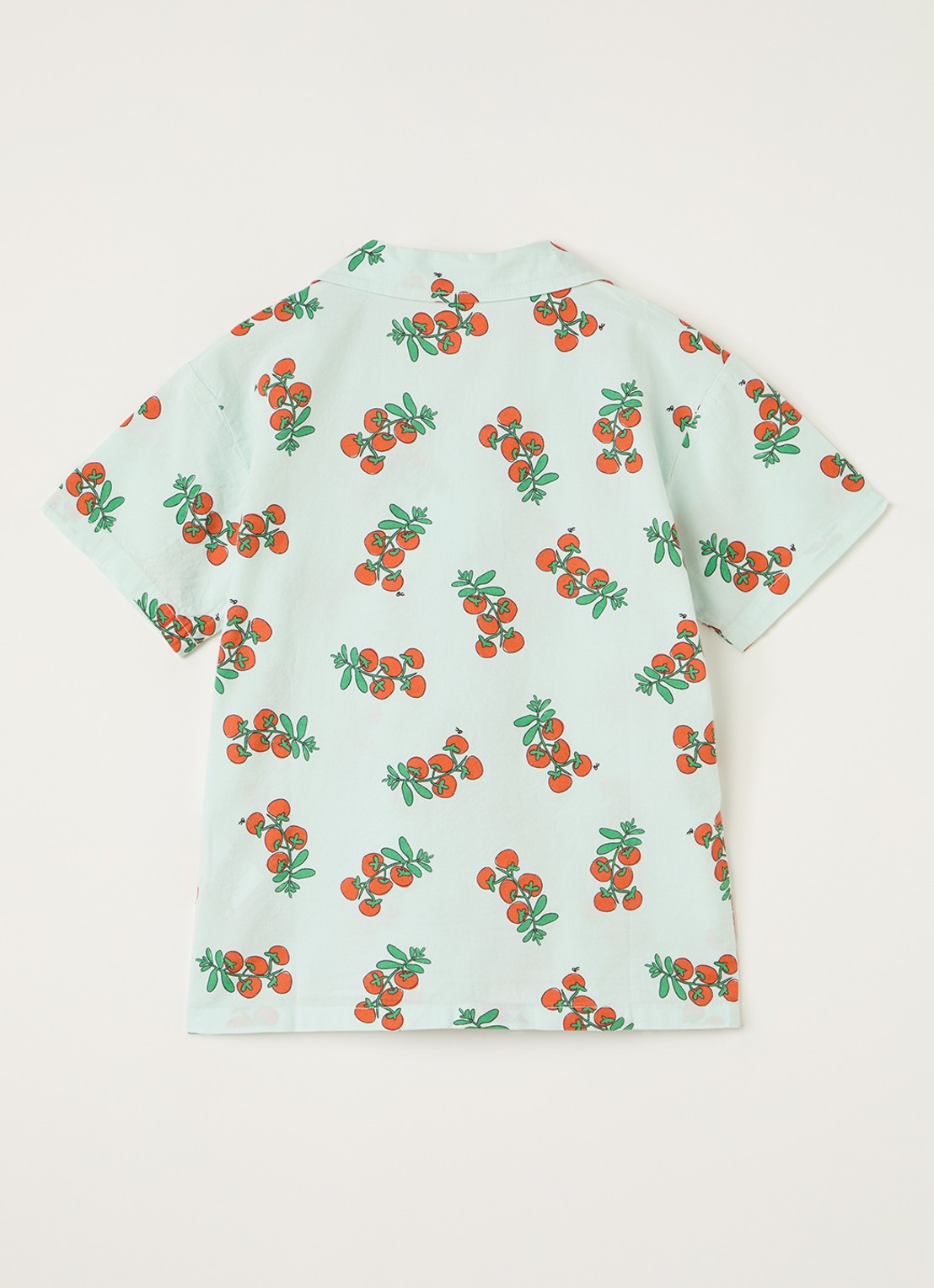 BOBO CHOSES Juicy Tomatoes overhemd met print - voorkant 2 lichtblauw
