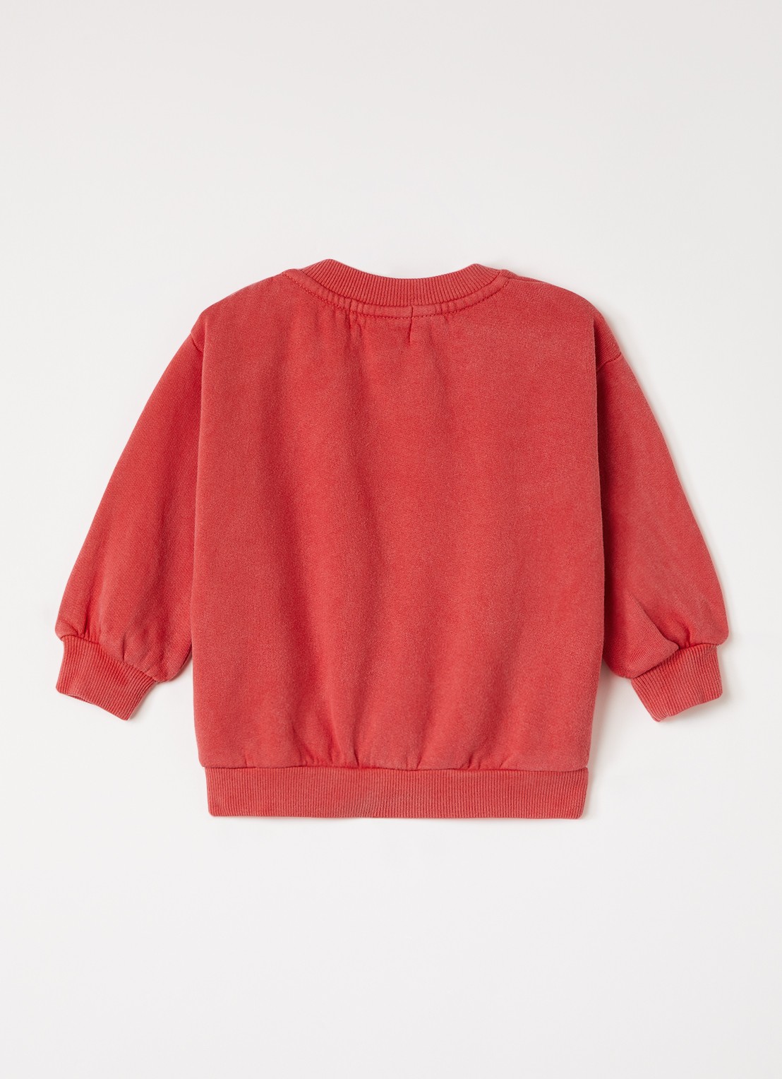 BOBO CHOSES Lake Monster sweater met print - voorkant 2 rood