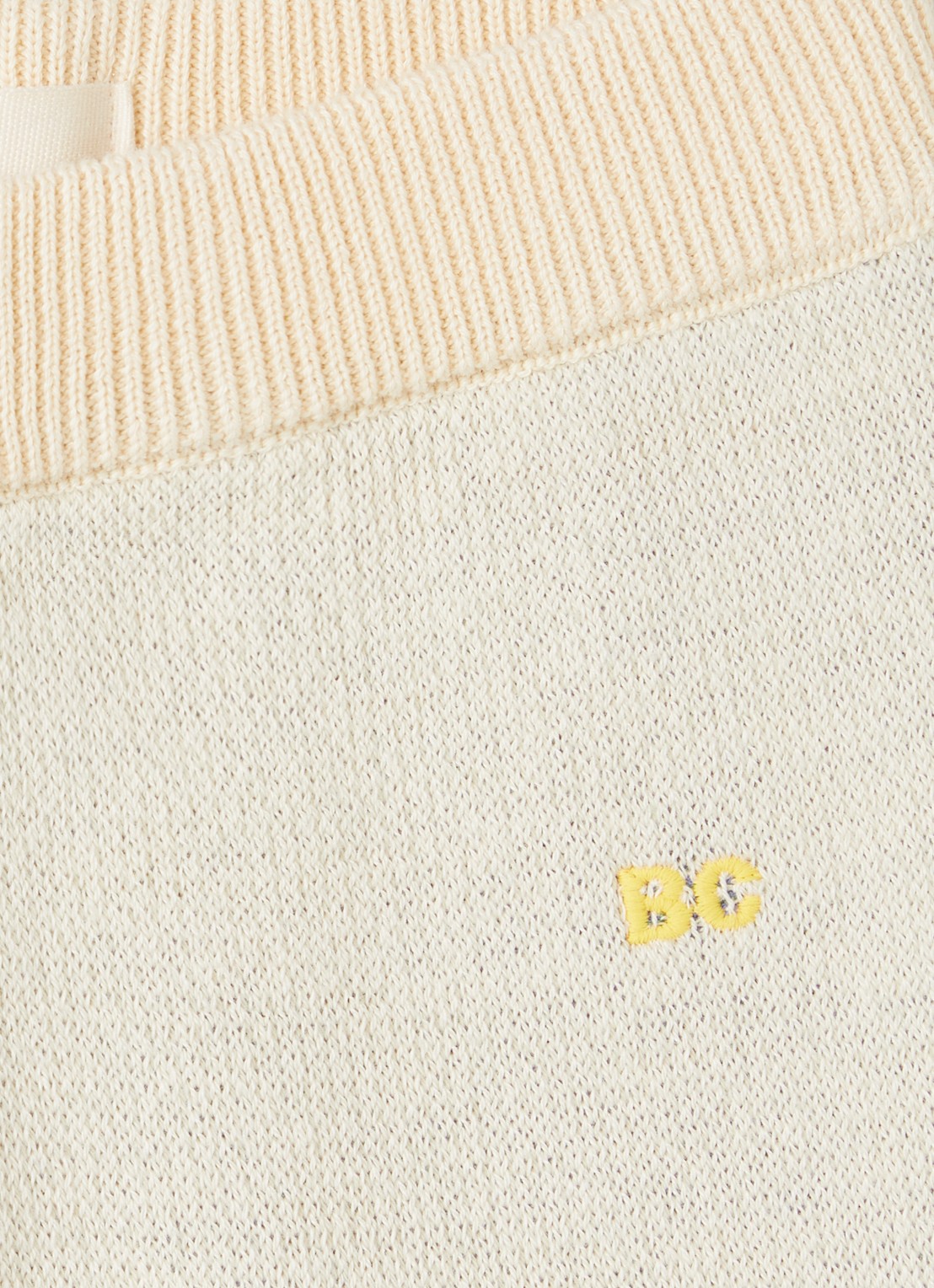 BOBO CHOSES Stamp Bloom wide fit broek met print - detail 3 ivoor