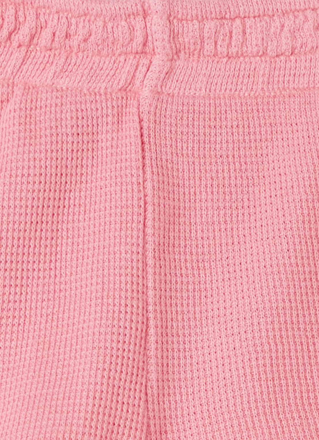BOBO CHOSES Straight fit korte broek met logo - detail roze
