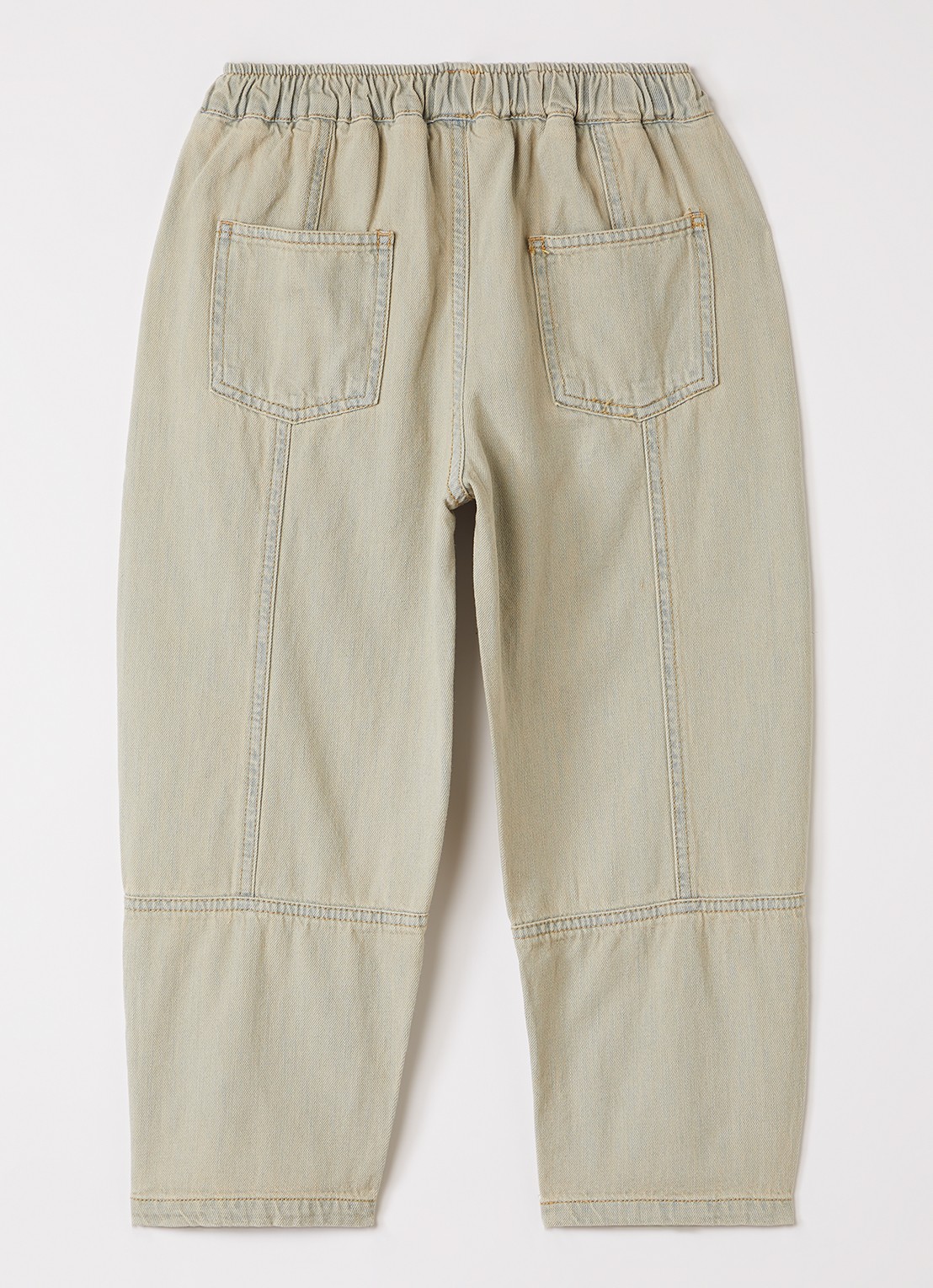 BOBO CHOSES Tapered jeans met gekleurde wassing - voorkant 2 beige