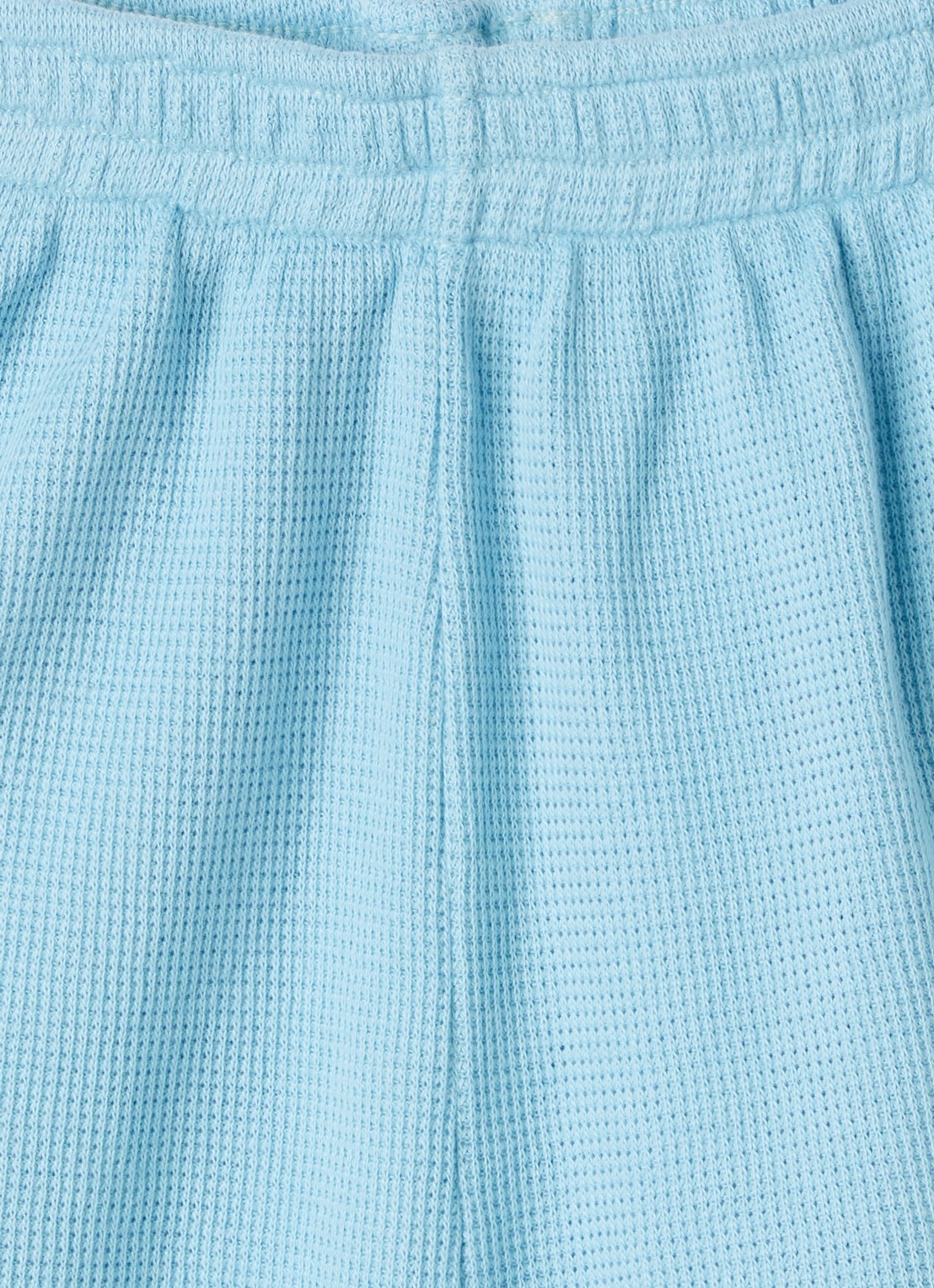 BOBO CHOSES Wide fit korte broek met logoborduring - detail blauw