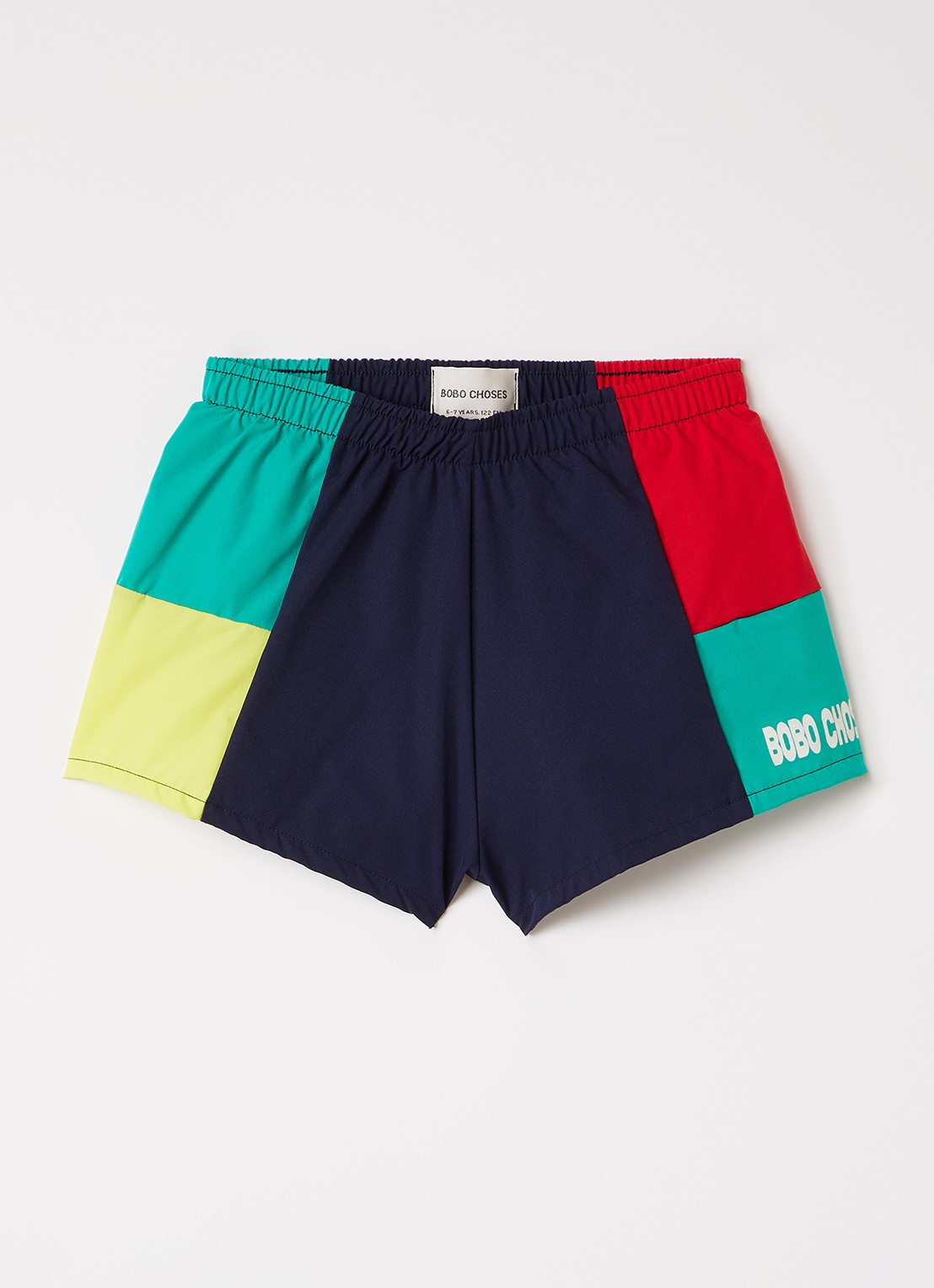 BOBO CHOSES Zwemshorts met logoprint - voorkant donkerblauw