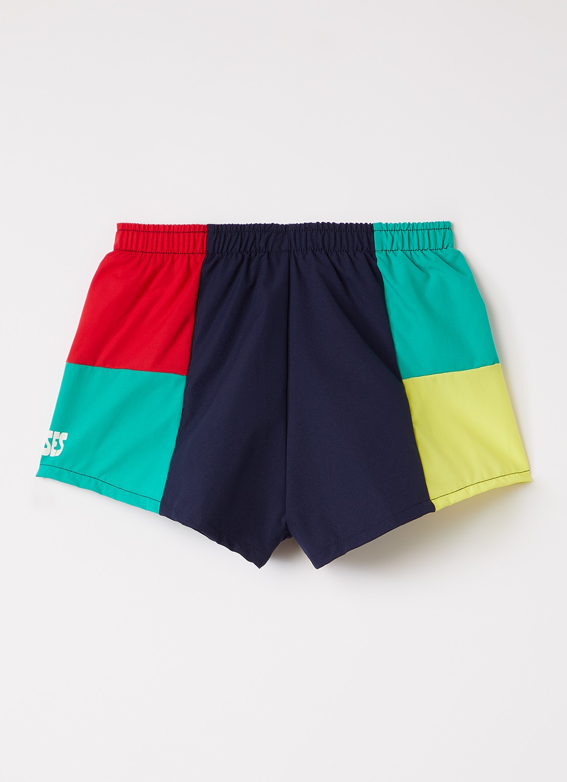 BOBO CHOSES Zwemshorts met logoprint - voorkant 2 donkerblauw
