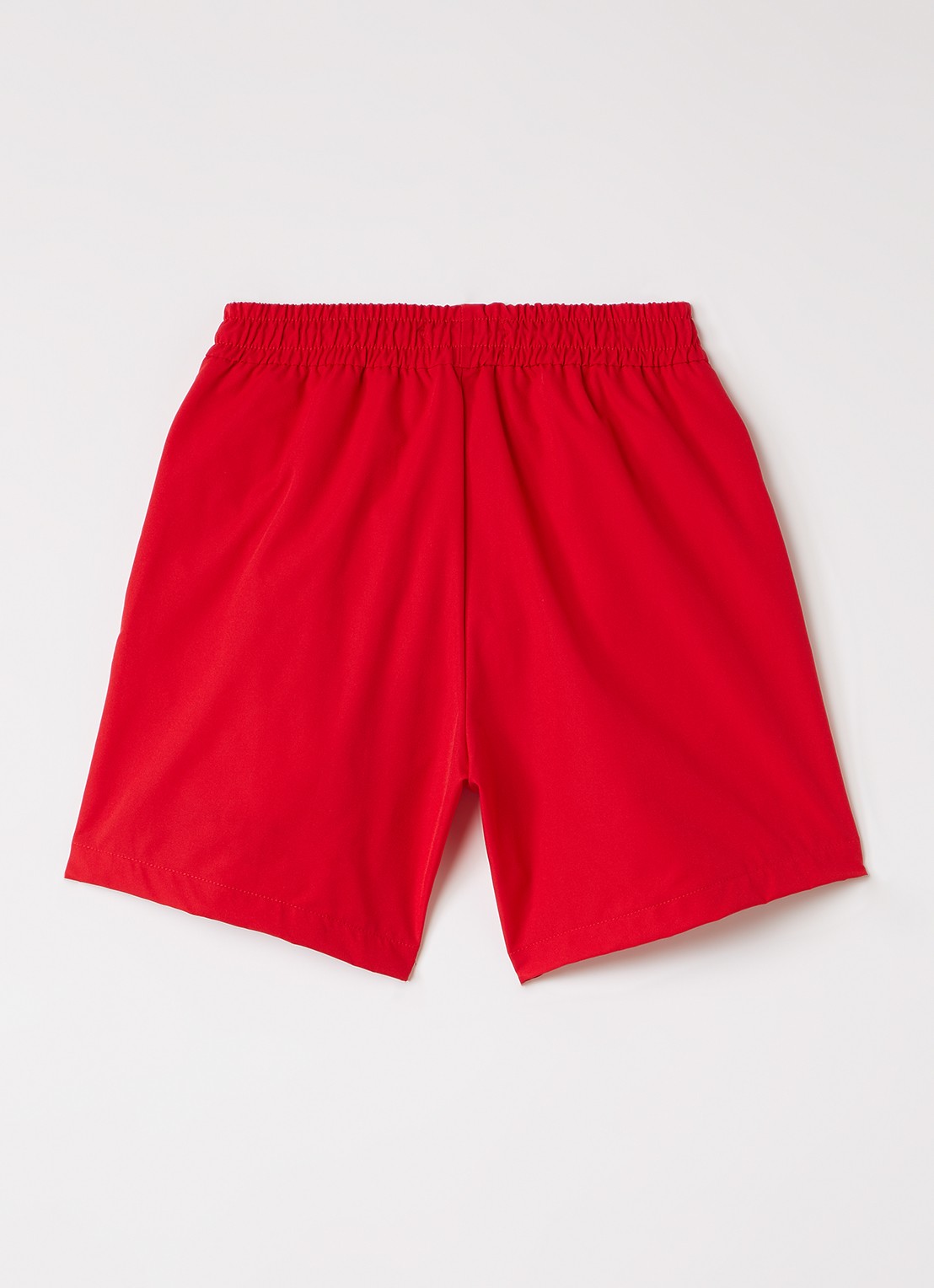BOBO CHOSES Zwemshorts met logoprint - voorkant 2 rood