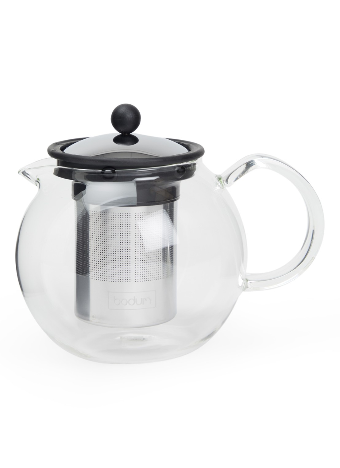 Bodum Assam theepot 1 liter - voorkant transparant