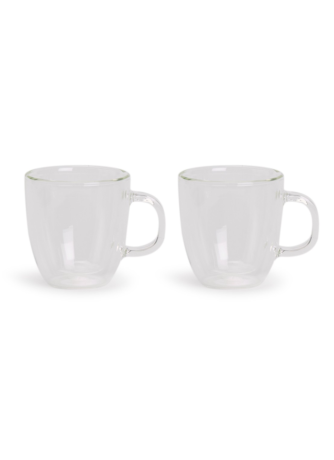 Bodum Bistro dubbelwandig koffie- en theeglas 15 cl set van 2 - voorkant transparant
