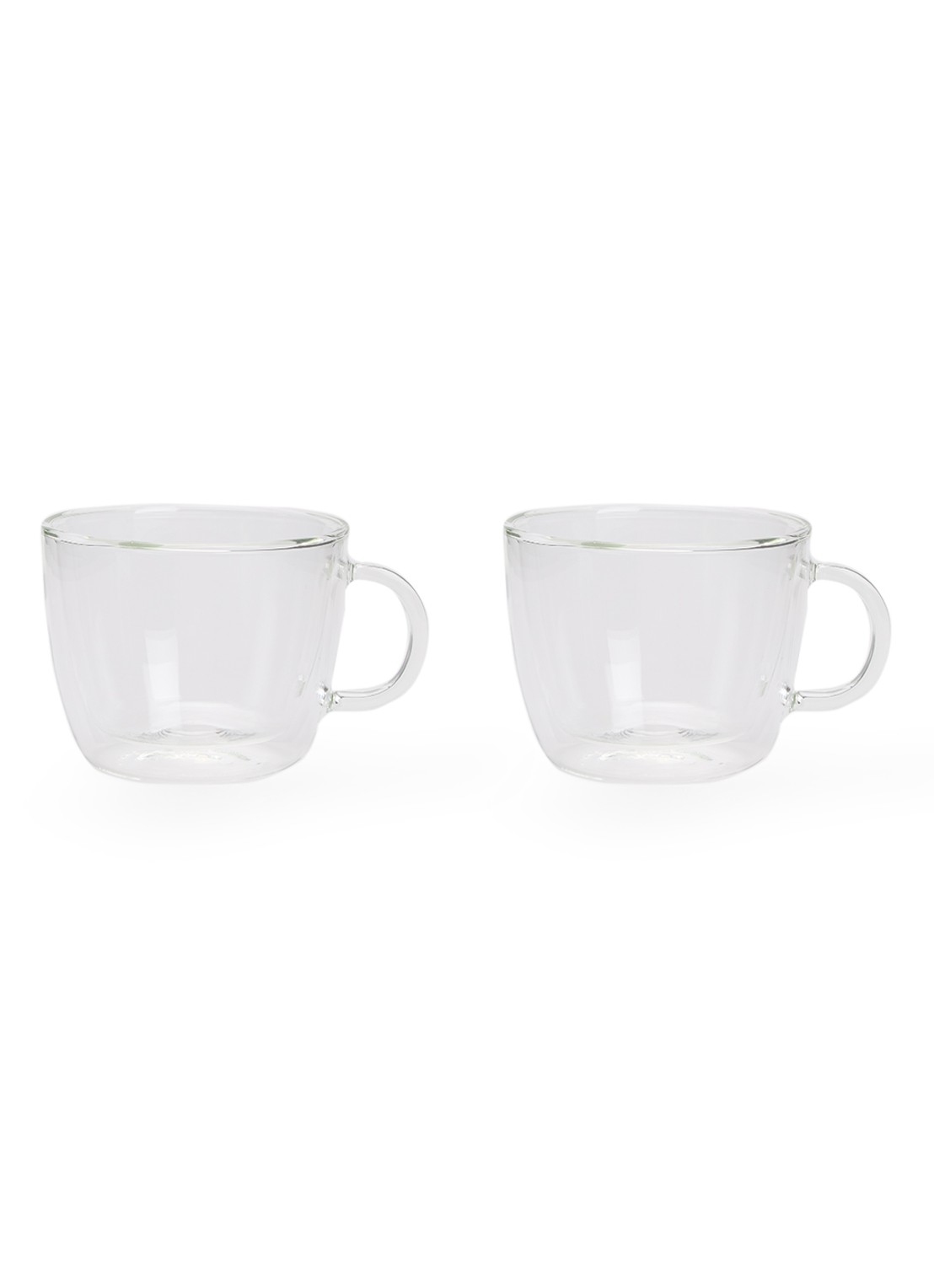 Bodum Bistro dubbelwandig koffie- en theeglas 45 cl set van 2 - voorkant transparant
