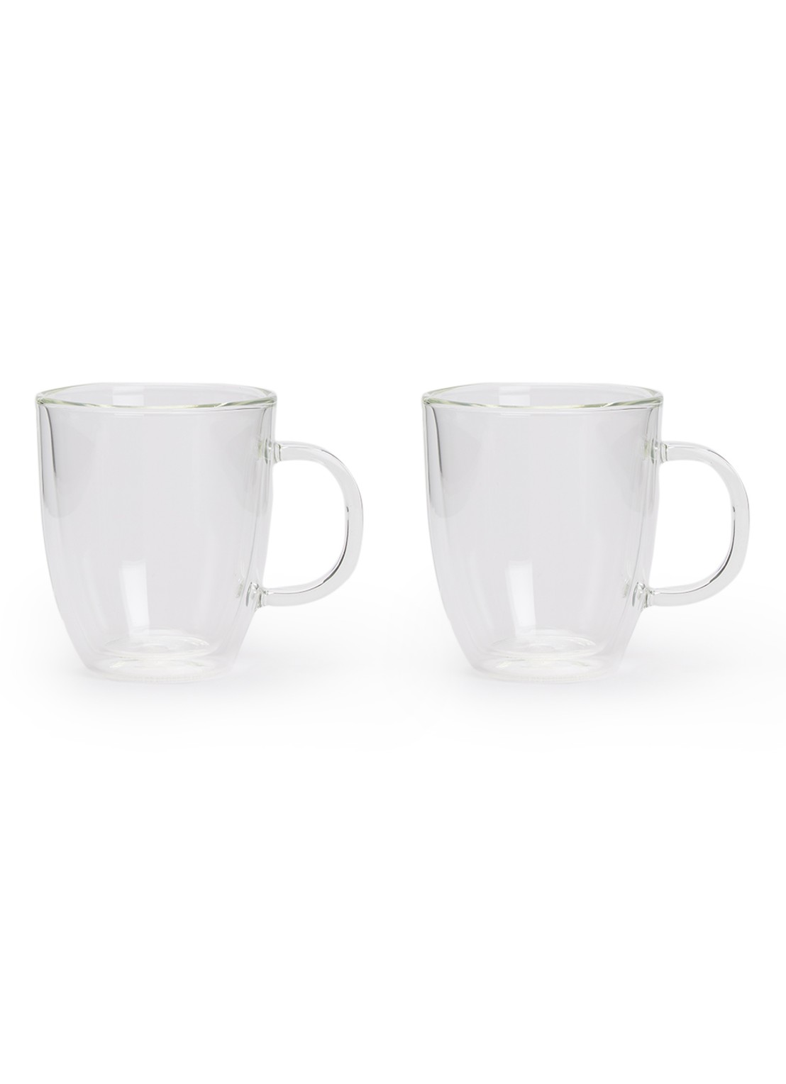 Bodum Bistro dubbelwandig koffie- en theeglas 45 cl set van 2 - voorkant transparant