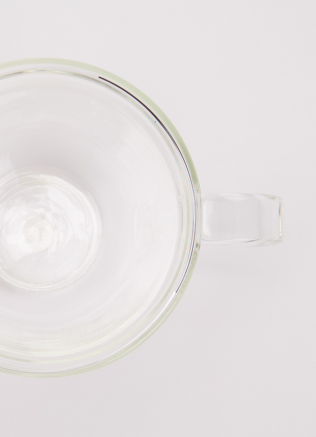 Bodum Bistro dubbelwandig koffie- en theeglas 45 cl set van 2 - voorkant 2 transparant