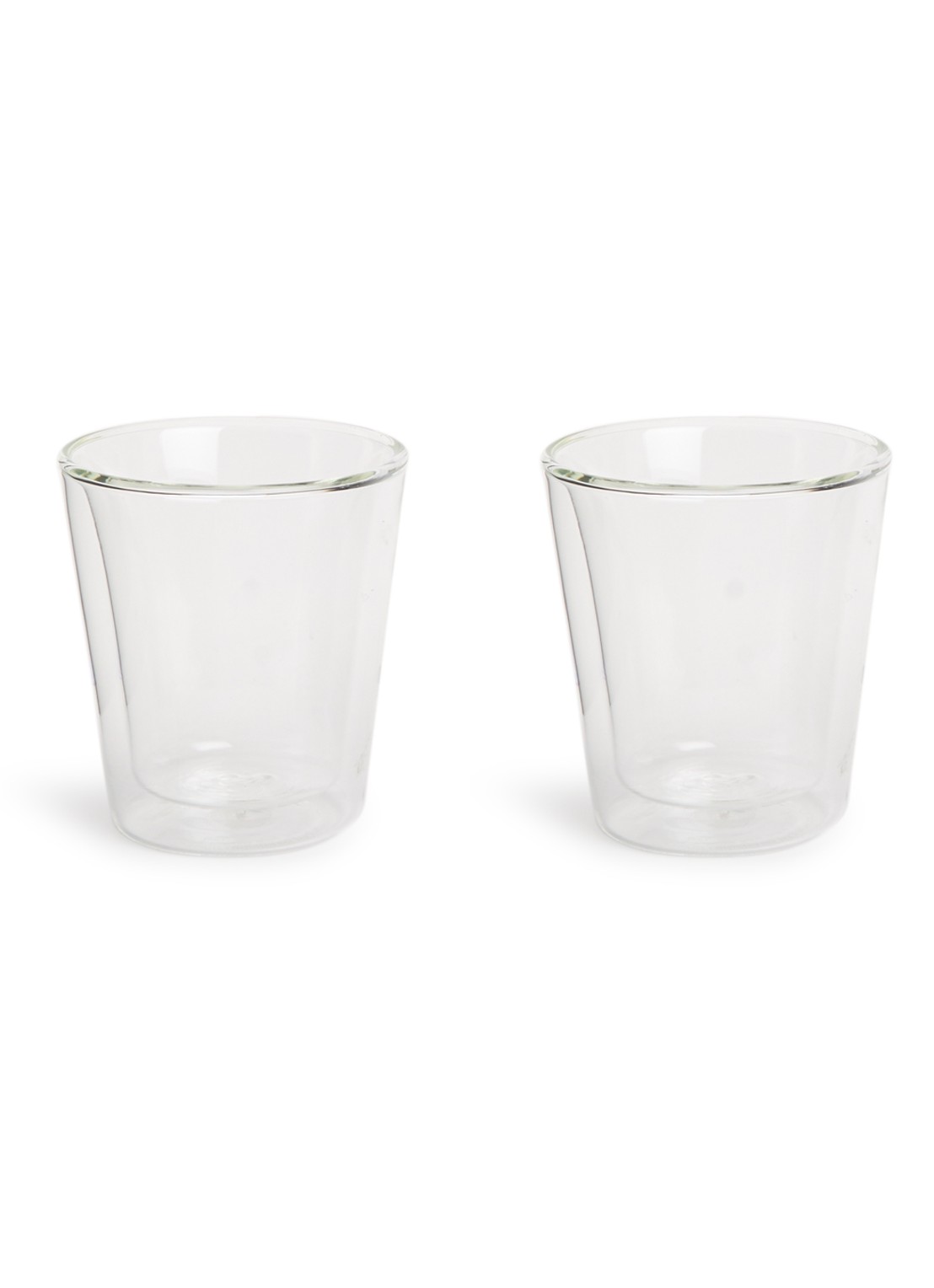 Bodum Canteen dubbelwandig koffie- en theeglas 20 cl set van 2 - voorkant transparant