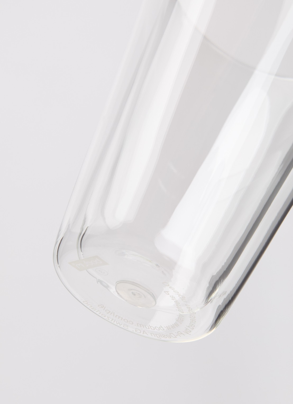 Bodum Canteen dubbelwandig koffie- en theeglas 40 cl set van 2 - voorkant 2 transparant