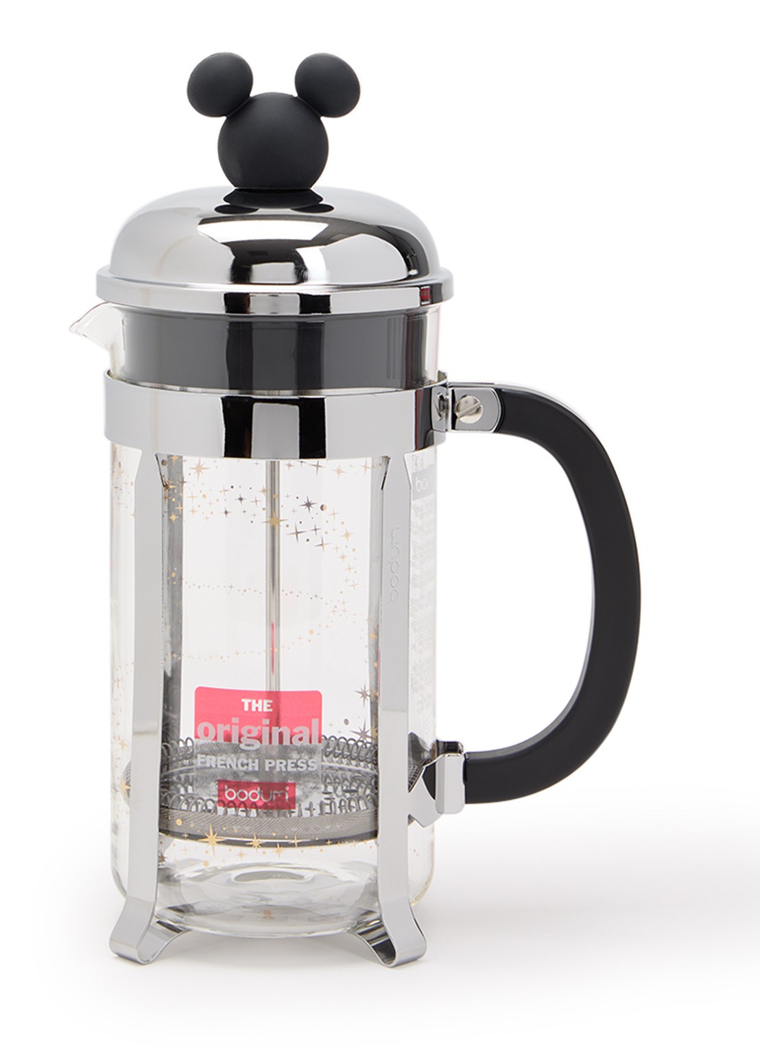 Bodum Chambord French Press koffiemaker 1 liter  - voorkant zwart