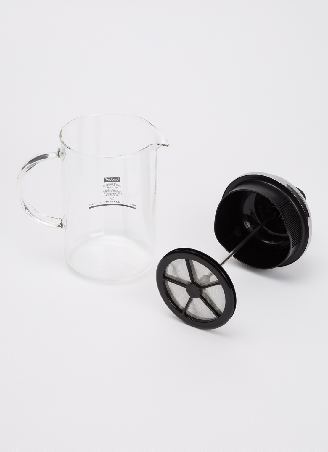Bodum Chambord melkopschuimer 25 cl - voorkant 2 zilver