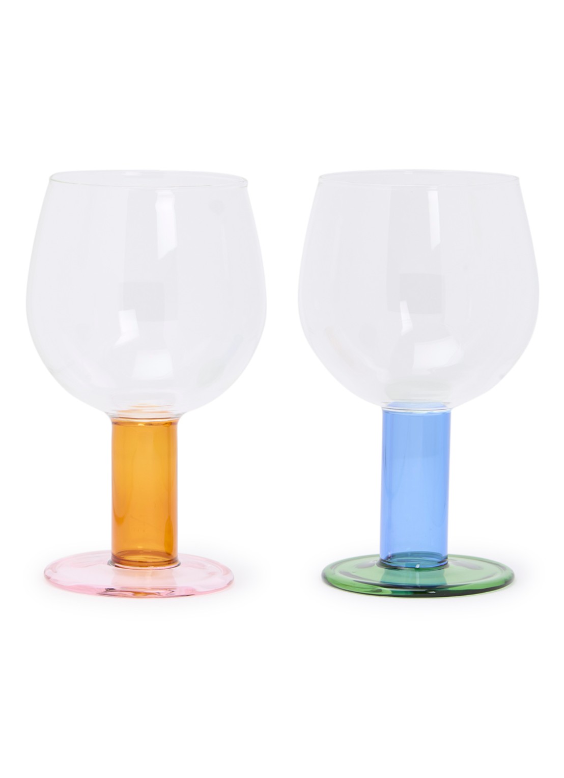 Bodum Chunky rode wijnglas 45 cl set van 2 - voorkant transparant