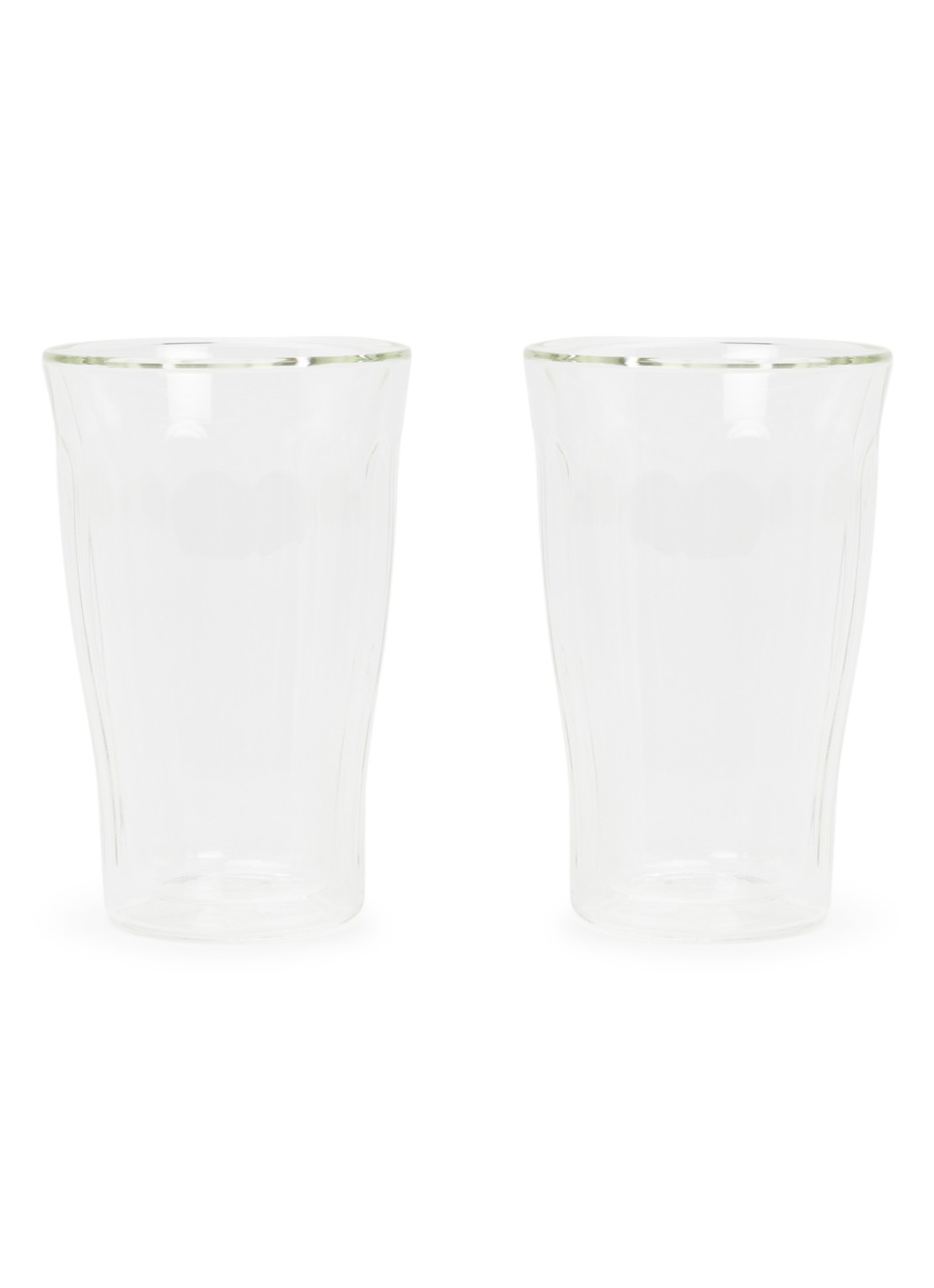 Bodum Copenhagen dubbelwandig bierglas 50 cl set van 2 - voorkant transparant