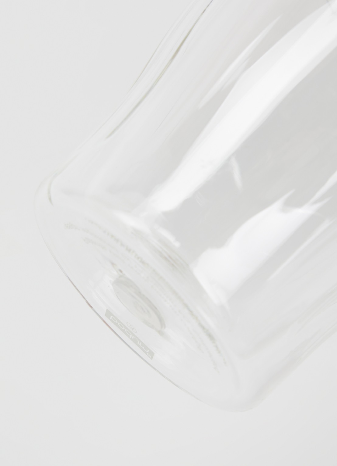 Bodum Copenhagen dubbelwandig koffie- en theeglas 25 cl set van 2 - voorkant 2 transparant