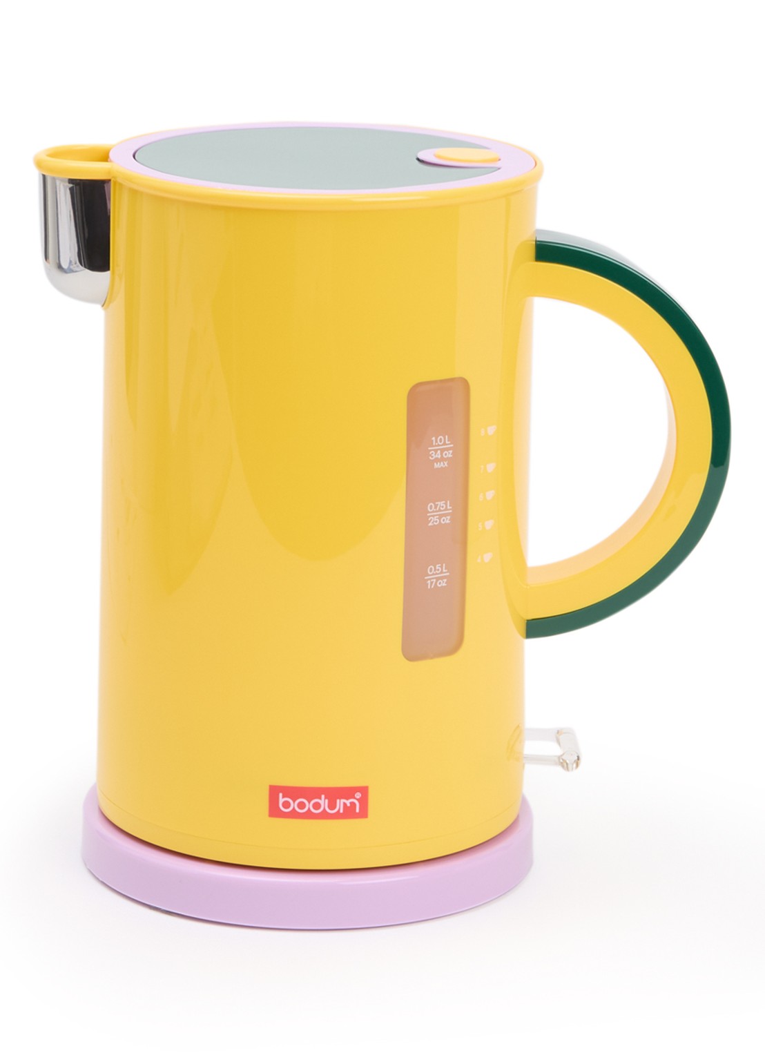 Bodum Ettore waterkoker 1 liter 12270 - voorkant geel