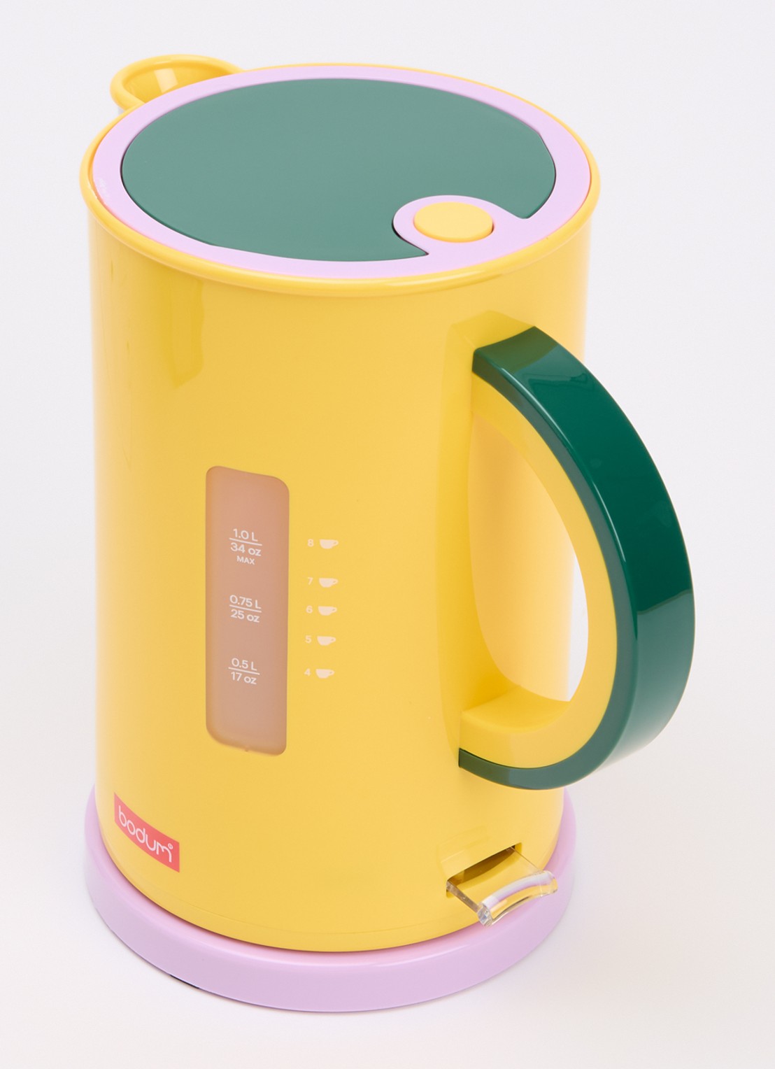 Bodum Ettore waterkoker 1 liter 12270 - voorkant 2 geel
