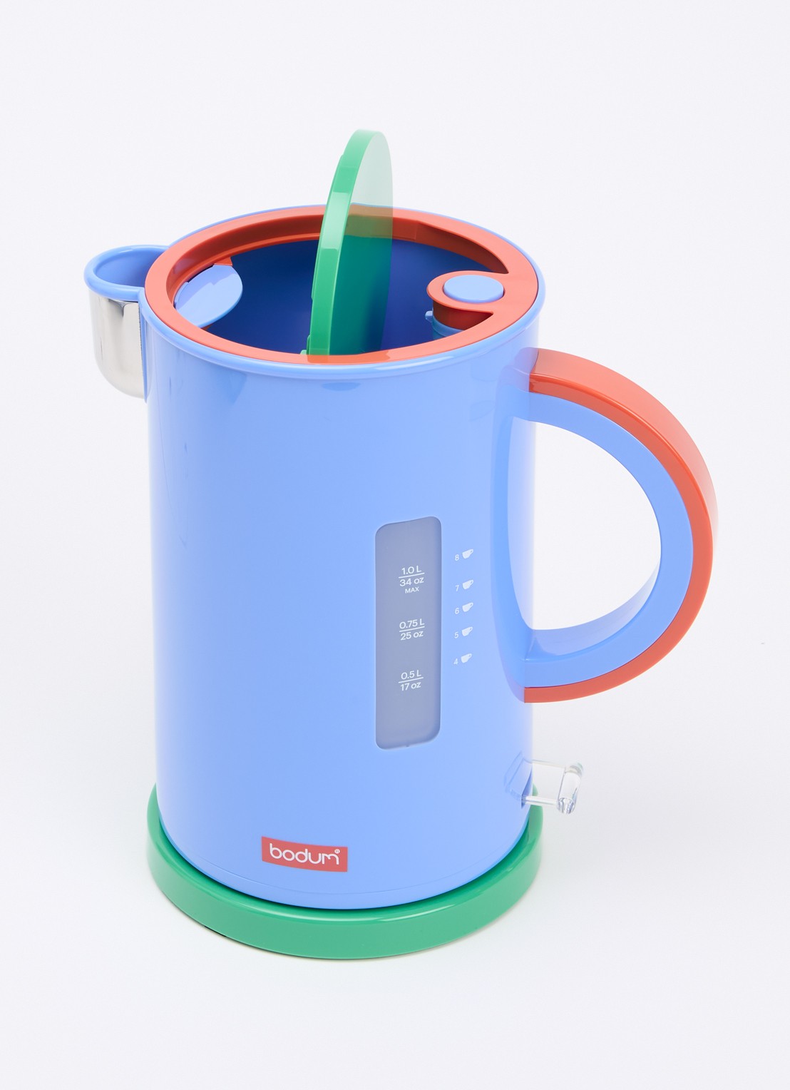 Bodum Ettore waterkoker 1 liter 12270 - detail donkerblauw