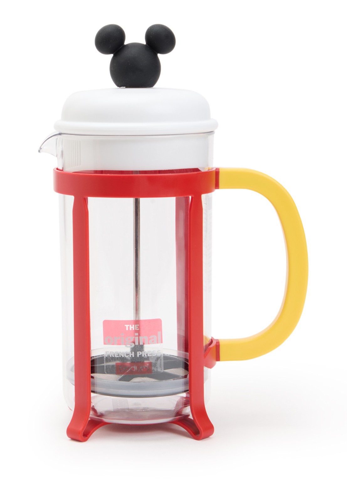 Bodum Java French Press koffiemaker 1 liter  - voorkant rood