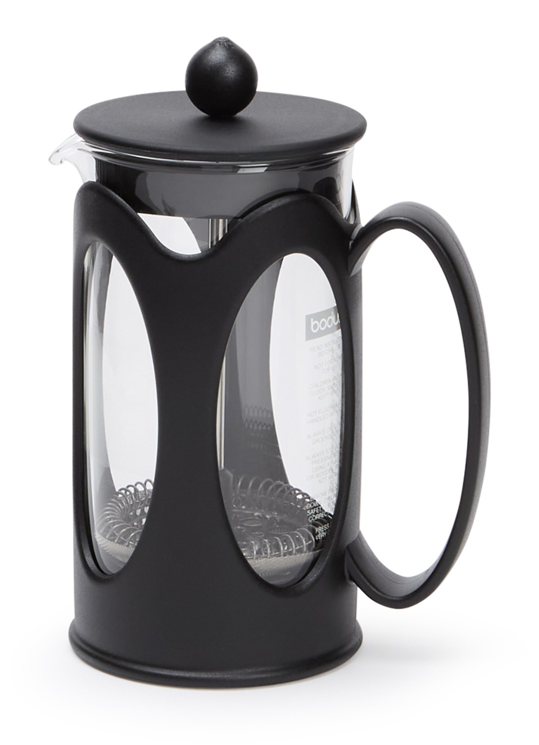 Bodum Kenya cafetière 3-kops - voorkant zwart