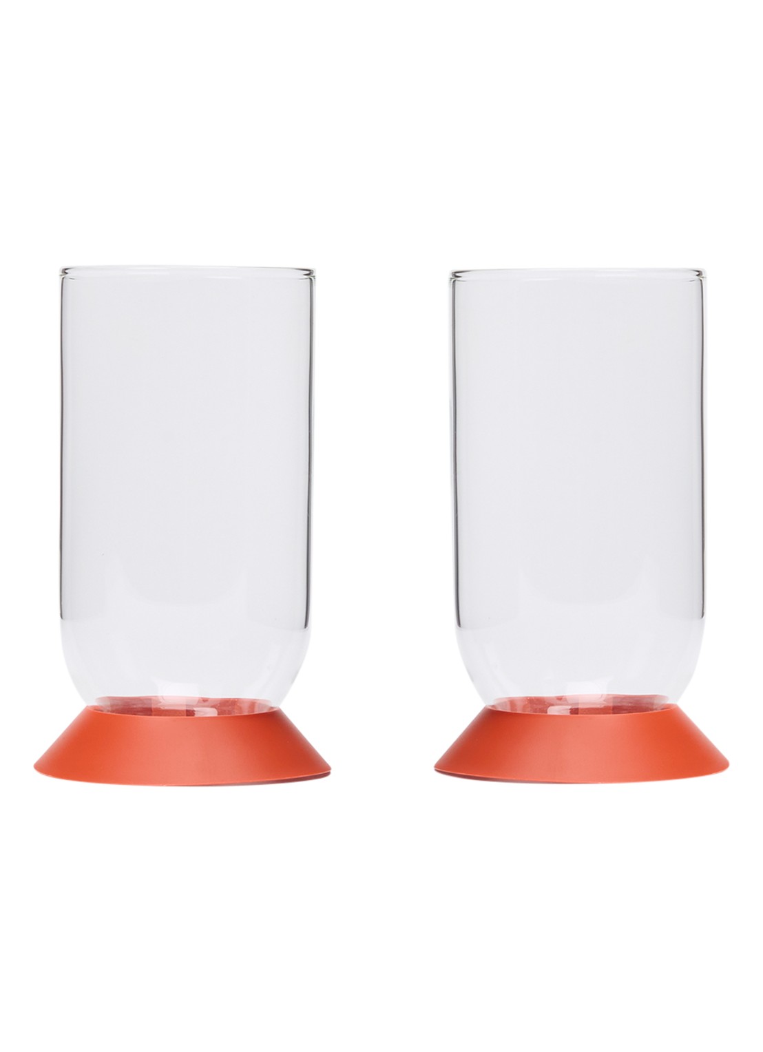 Bodum Oktett bierglas 37 cl set van 2 - voorkant 2 rood