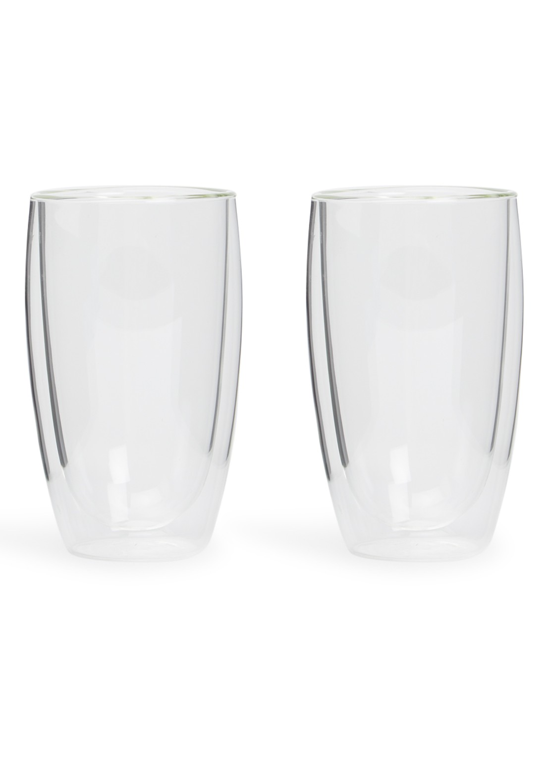 Bodum Pavina dubbelwandig drinkglas 45 cl set van 2 - voorkant transparant
