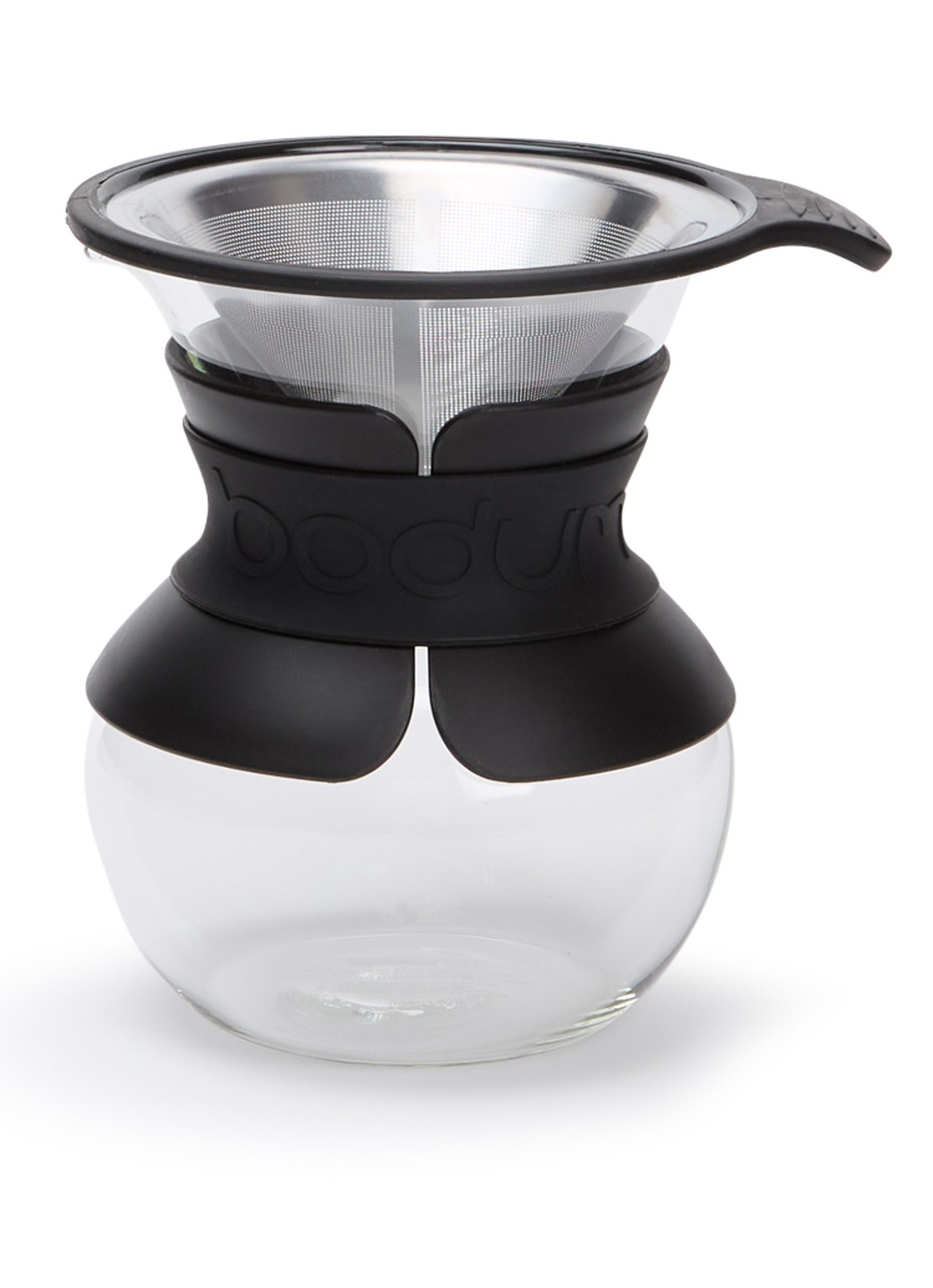 Bodum Pour Over koffiemaker 0,5 liter - voorkant zwart